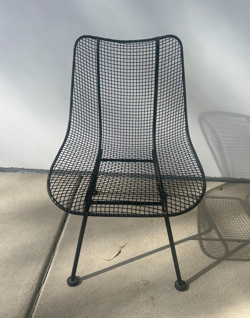 1950s Attributed to Russell Woodard Sculptura Metal Dining Chairs, 8 Pieces - 7