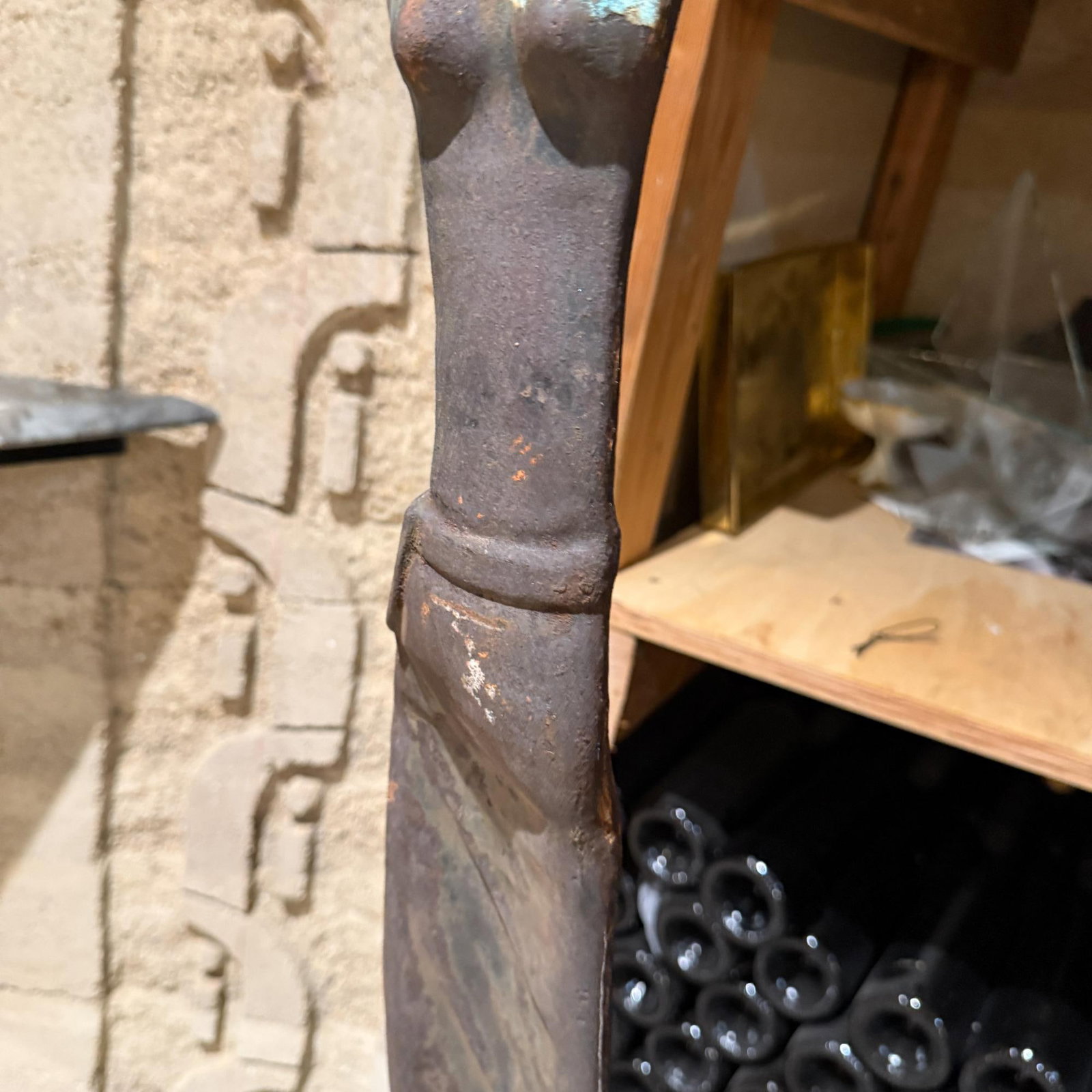 Mid Century Bronze Sculpture of a Standing Figure Tette De Femme - 7