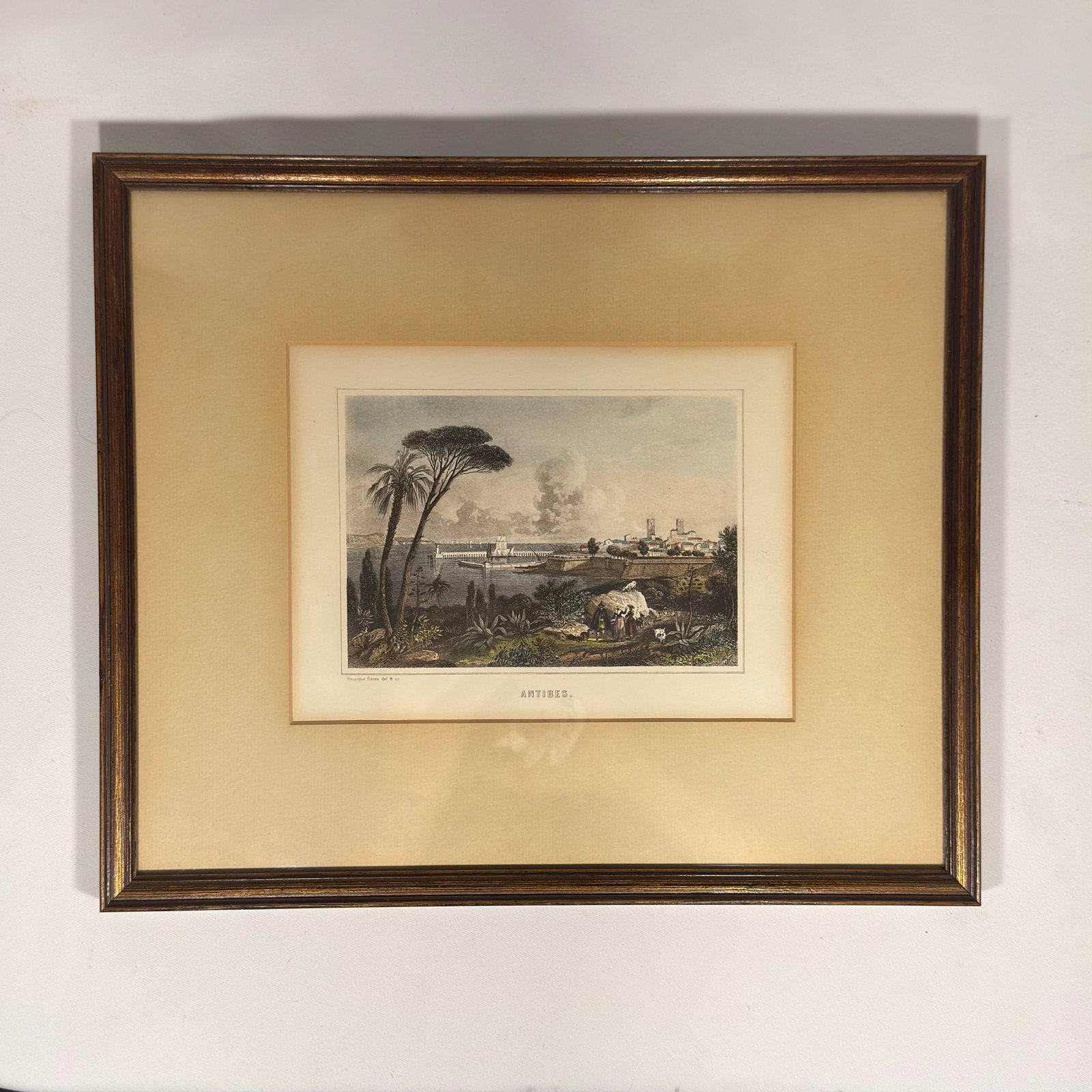 Mid-19th Century Rouargue Frères French Riviera Steel Engravings - A Pair - 2