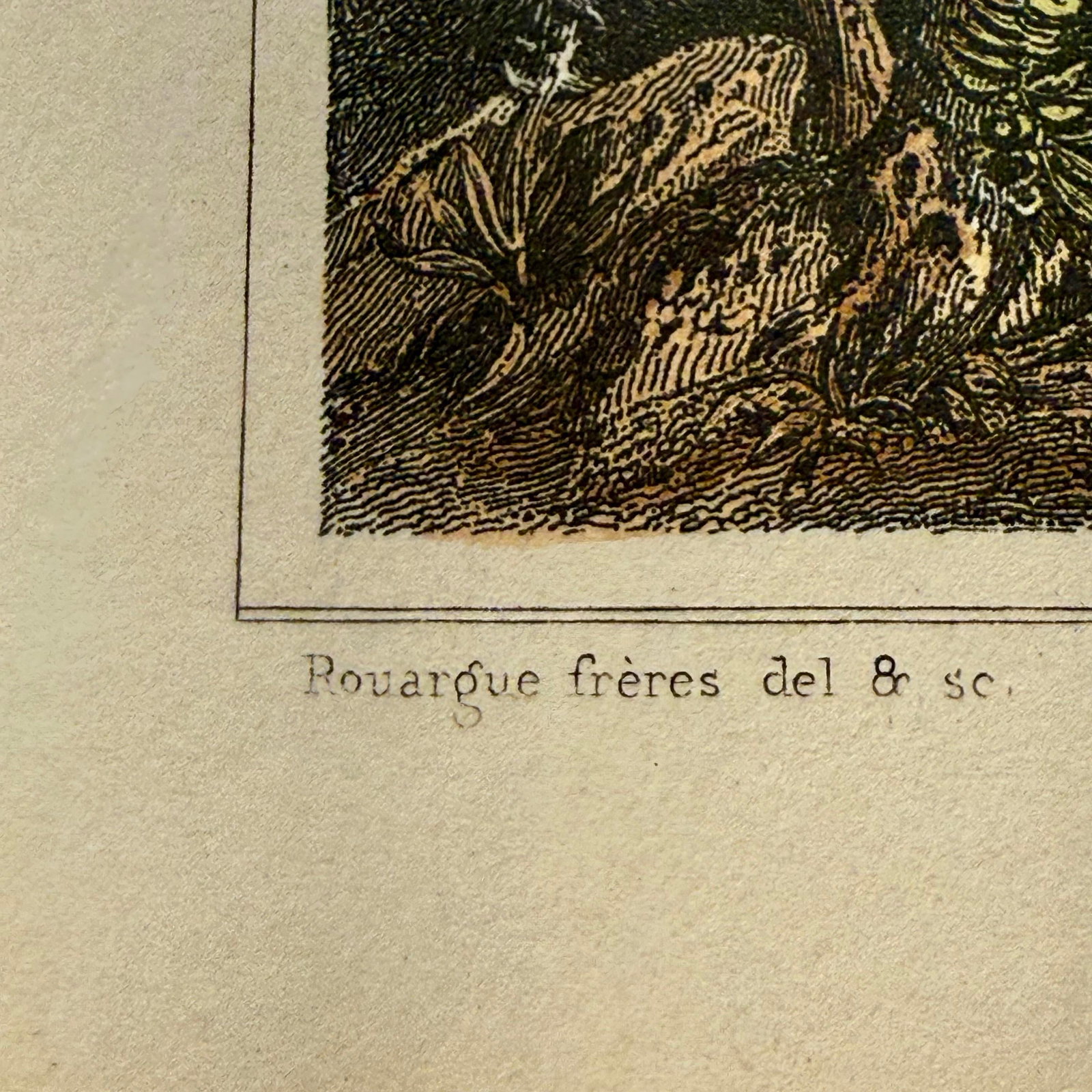 Mid-19th Century Rouargue Frères French Riviera Steel Engravings - A Pair - 5