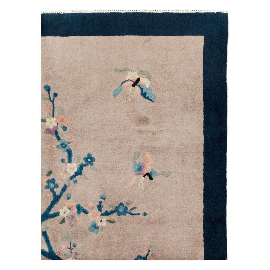 Galerie Shabab Collection Mid-20th Century Handmade Chinese Art Deco Accent Rug - 2