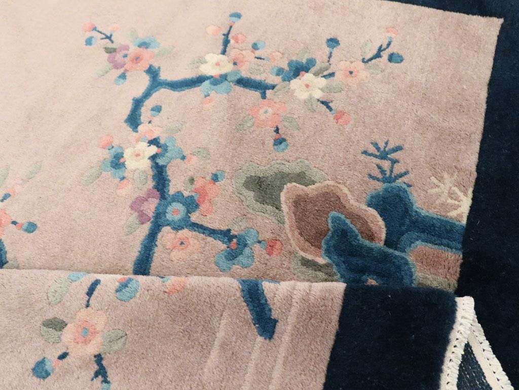 Galerie Shabab Collection Mid-20th Century Handmade Chinese Art Deco Accent Rug - 8