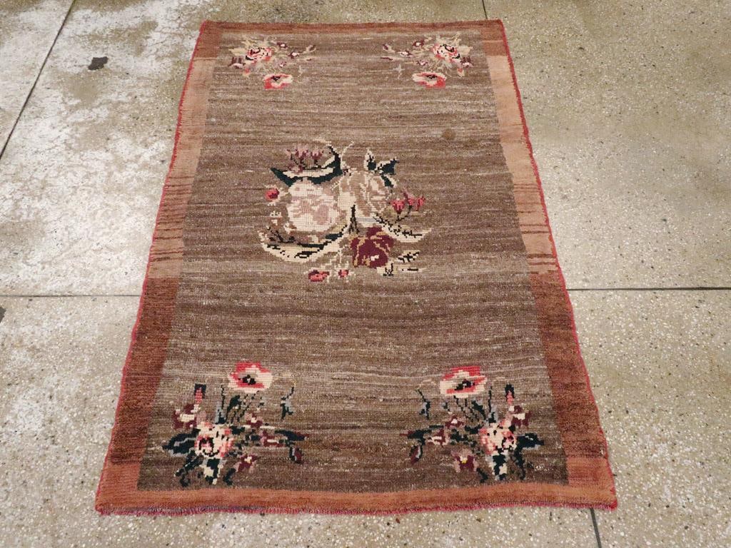 Galerie Shabab Collection Mid-20th Century Turkish Anatolian Throw Rug - 2