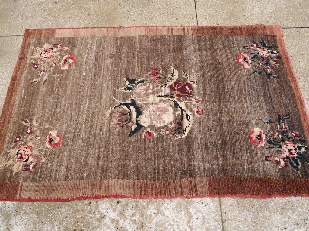 Galerie Shabab Collection Mid-20th Century Turkish Anatolian Throw Rug - 5
