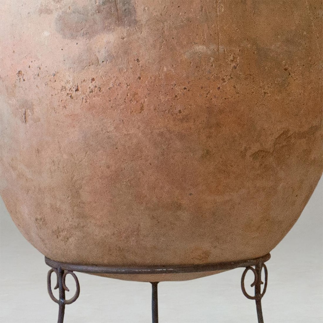 Early 20th Century Antique Berber Unglazed Clay Storage Jar, Morocco - 4