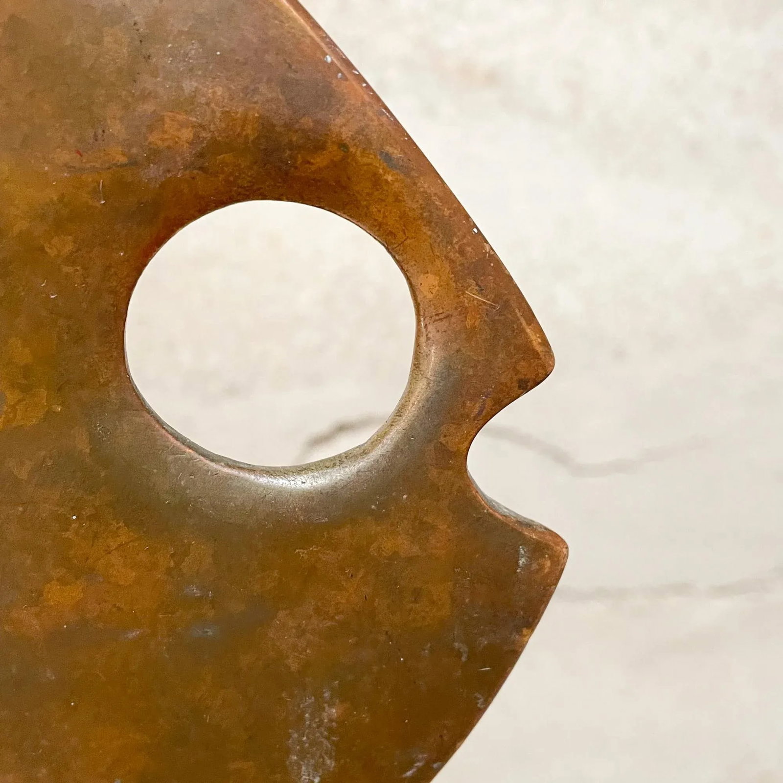1970s Modernist Sculpture Bronze Fish Marble 39/500 - 10