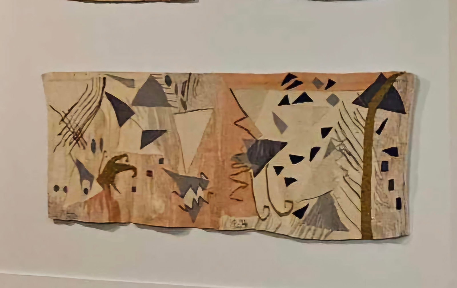 Triangle I and II Over Trinity Tapesrty of the Law of Three Hand Woven Tapestry Series - 5