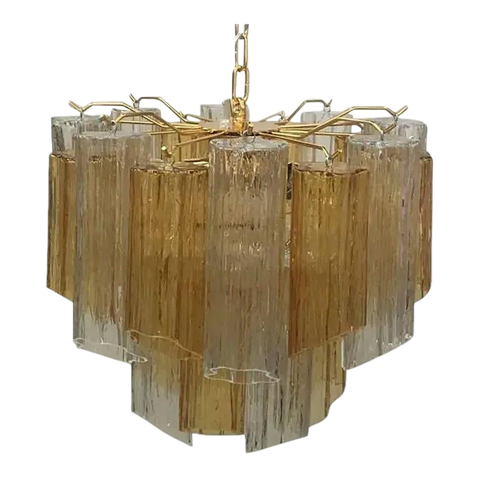 Striking Contemporary Murano Glass Sputnik Chandelier in Multicolor, Inspired by Mazzega Style (1 of 9)