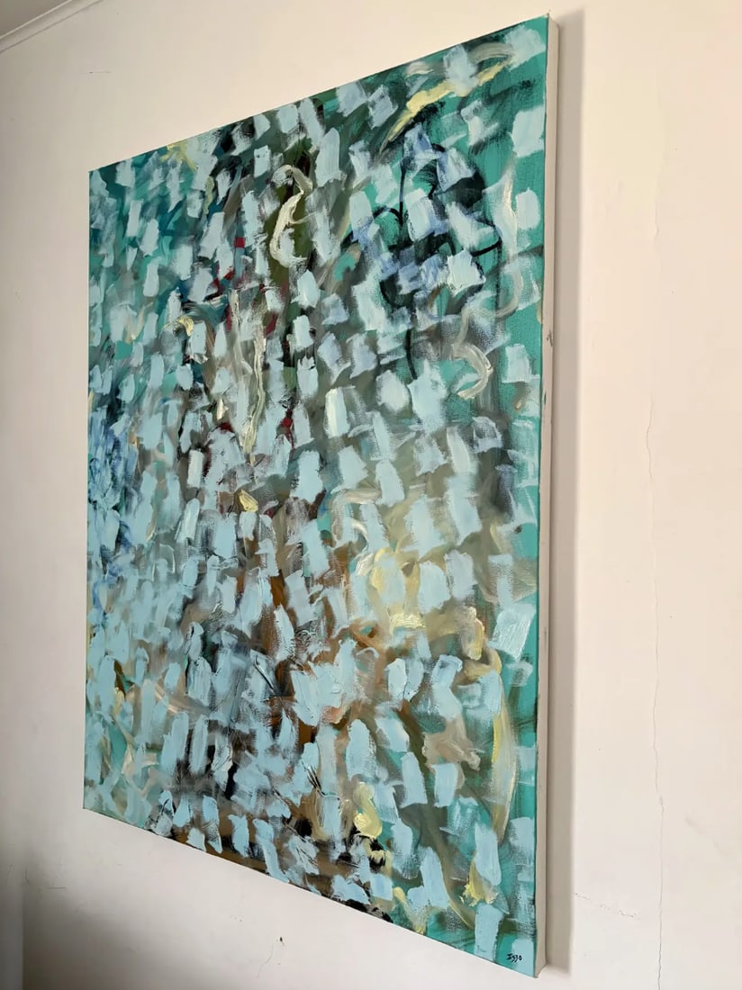 Matthew Izzo Oil Painting on Canvas Titled "Snow Fall" - 2