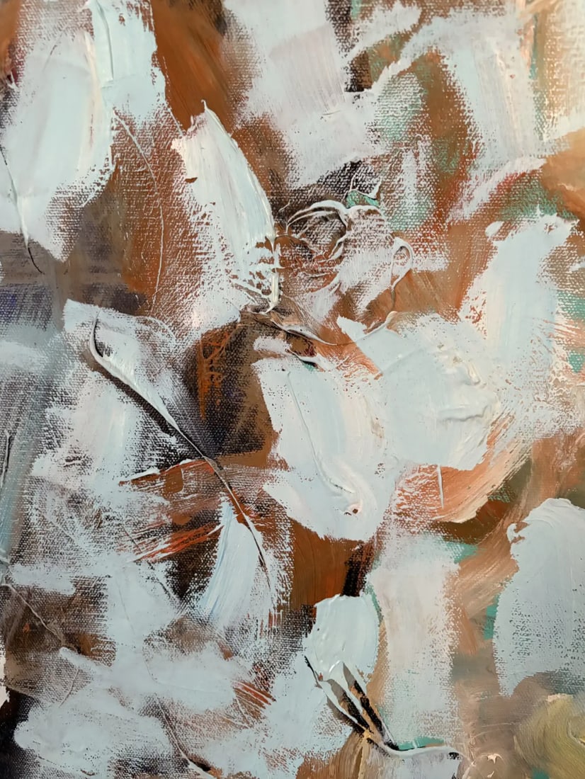 Matthew Izzo Oil Painting on Canvas Titled "Snow Fall" - 3