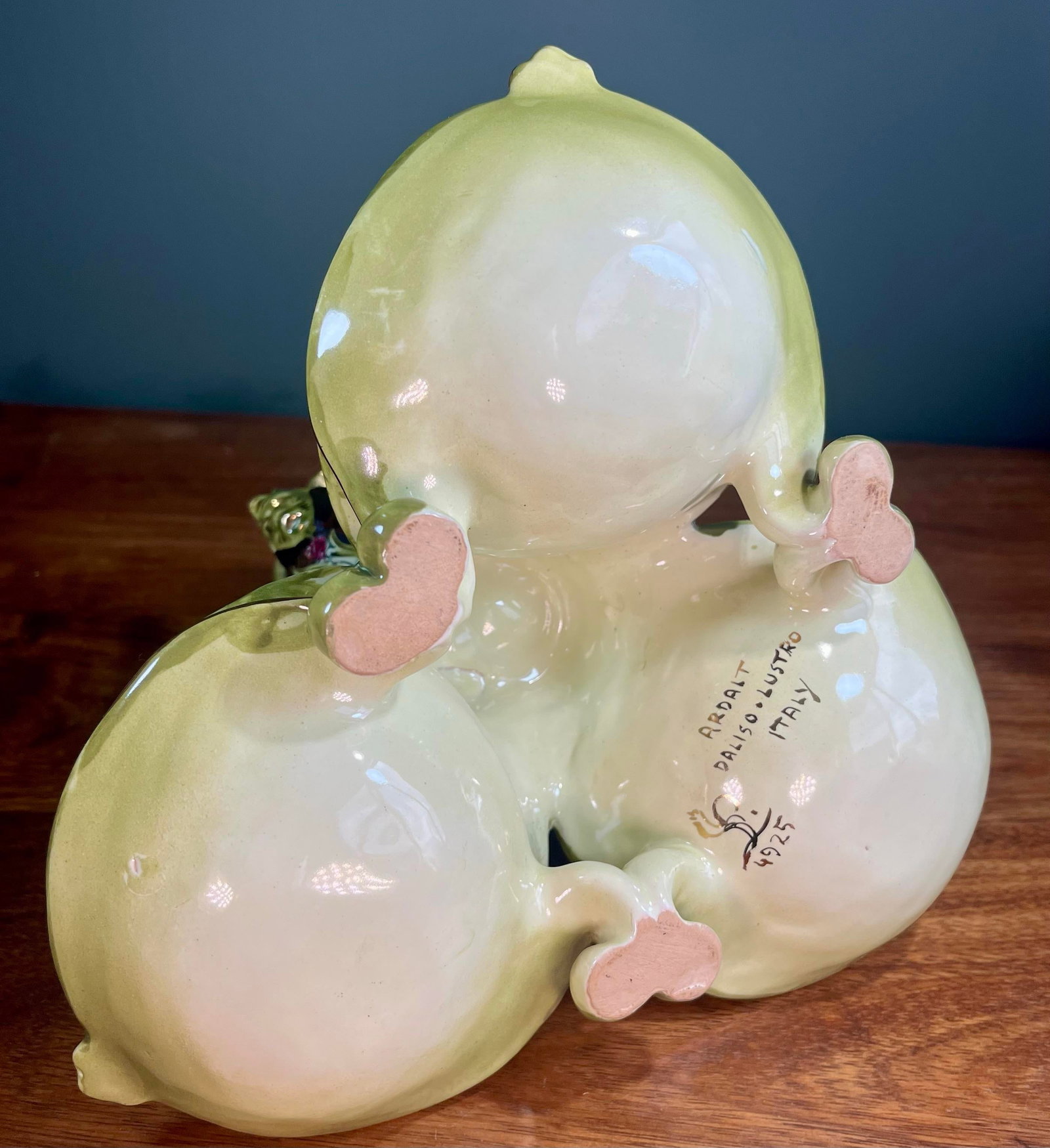 Antique Cantagalli Lustre Majolica Centerpiece - 10