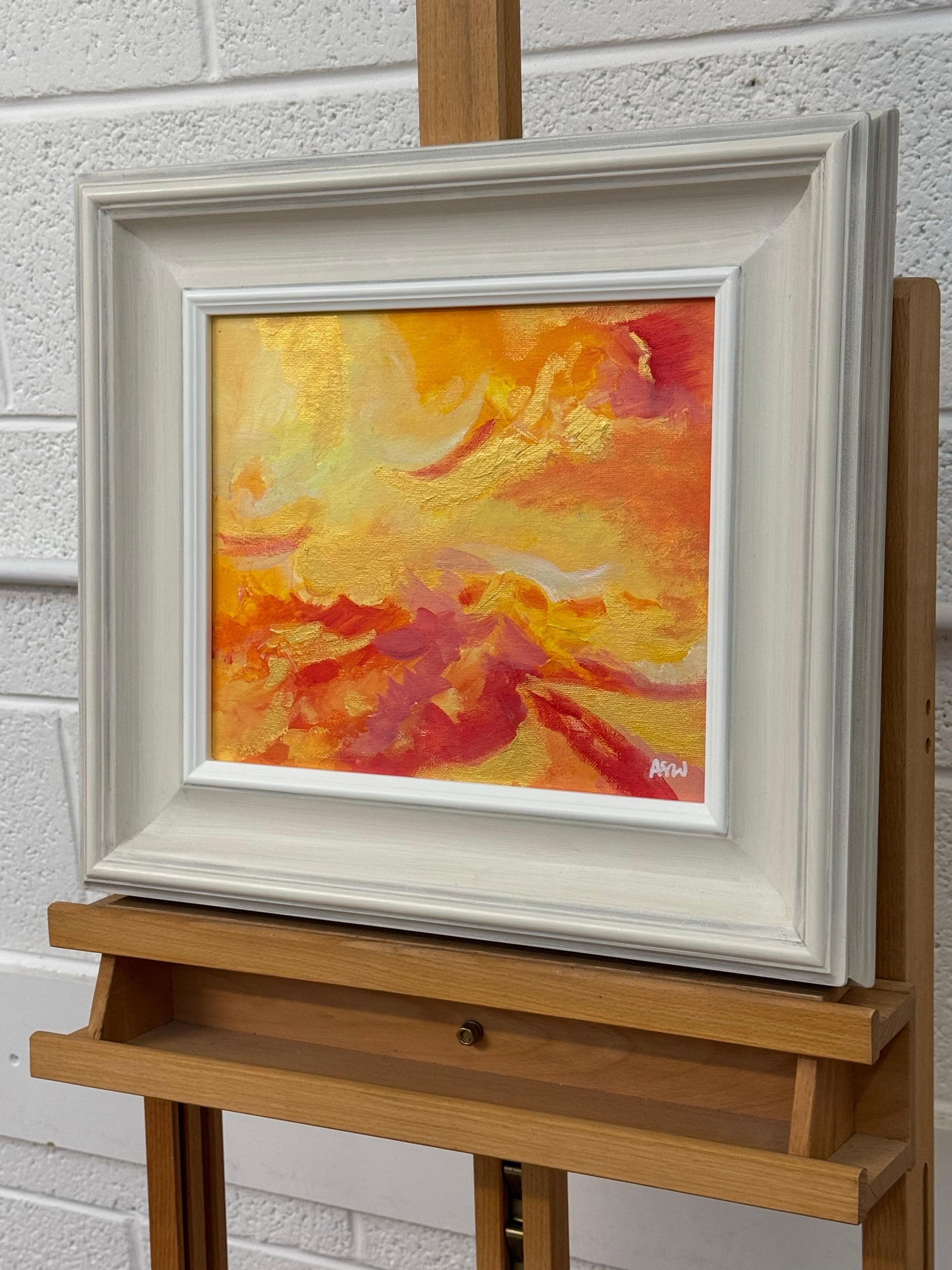 Abstract Expressionism using Red, Orange, Yellow & Gold by Contemporary Artist 2025 - 7