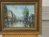 Paris Street Scene with Figures Parisian Street 20th Century Post-Impressionism 1975 Circa - 2