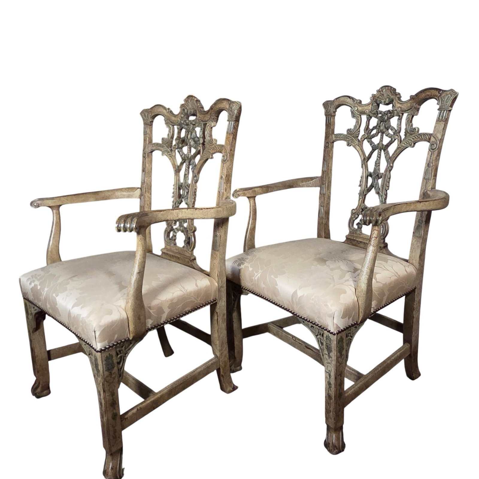 1990s Pair of Hickory Armchairs - 2