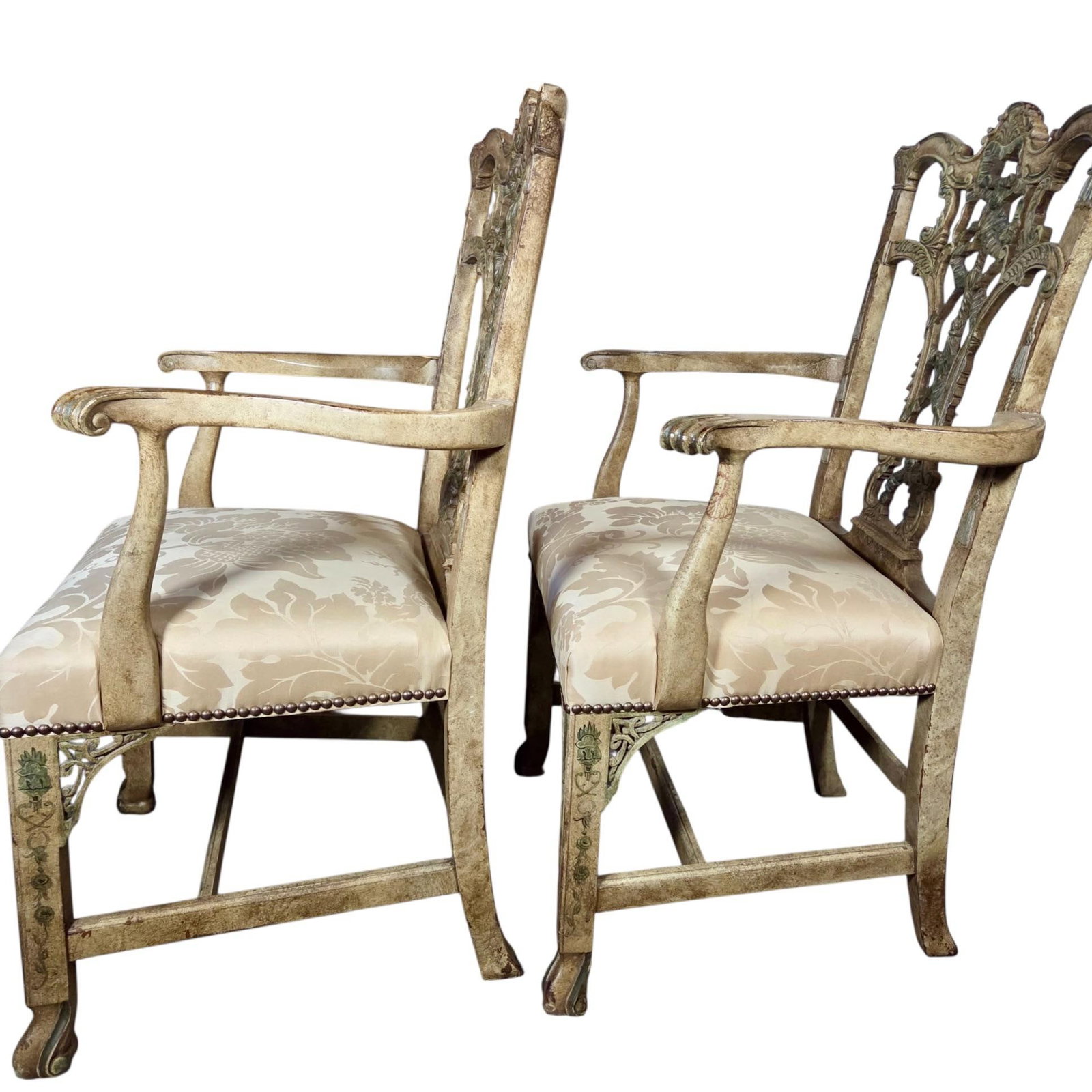 1990s Pair of Hickory Armchairs - 3