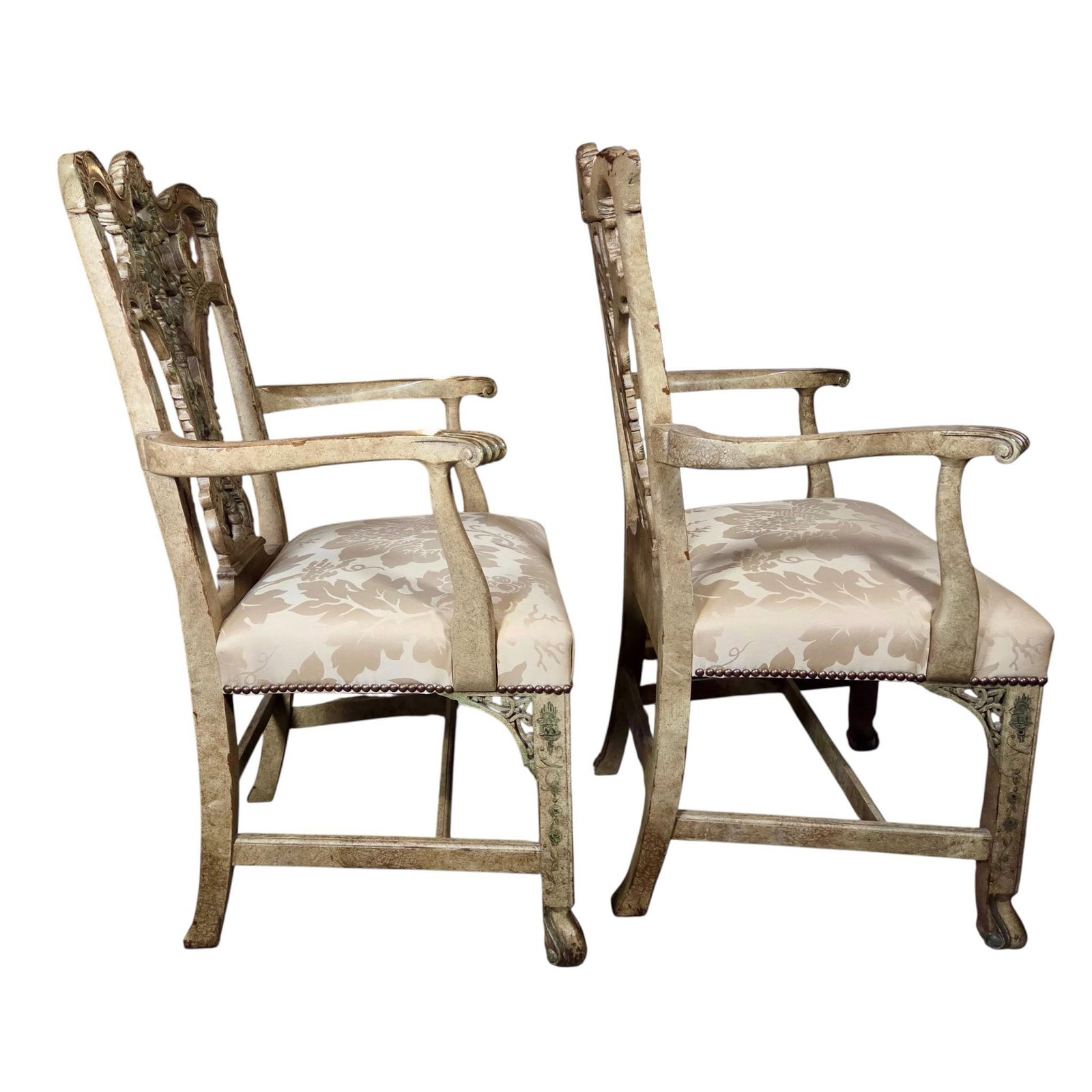 1990s Pair of Hickory Armchairs - 5