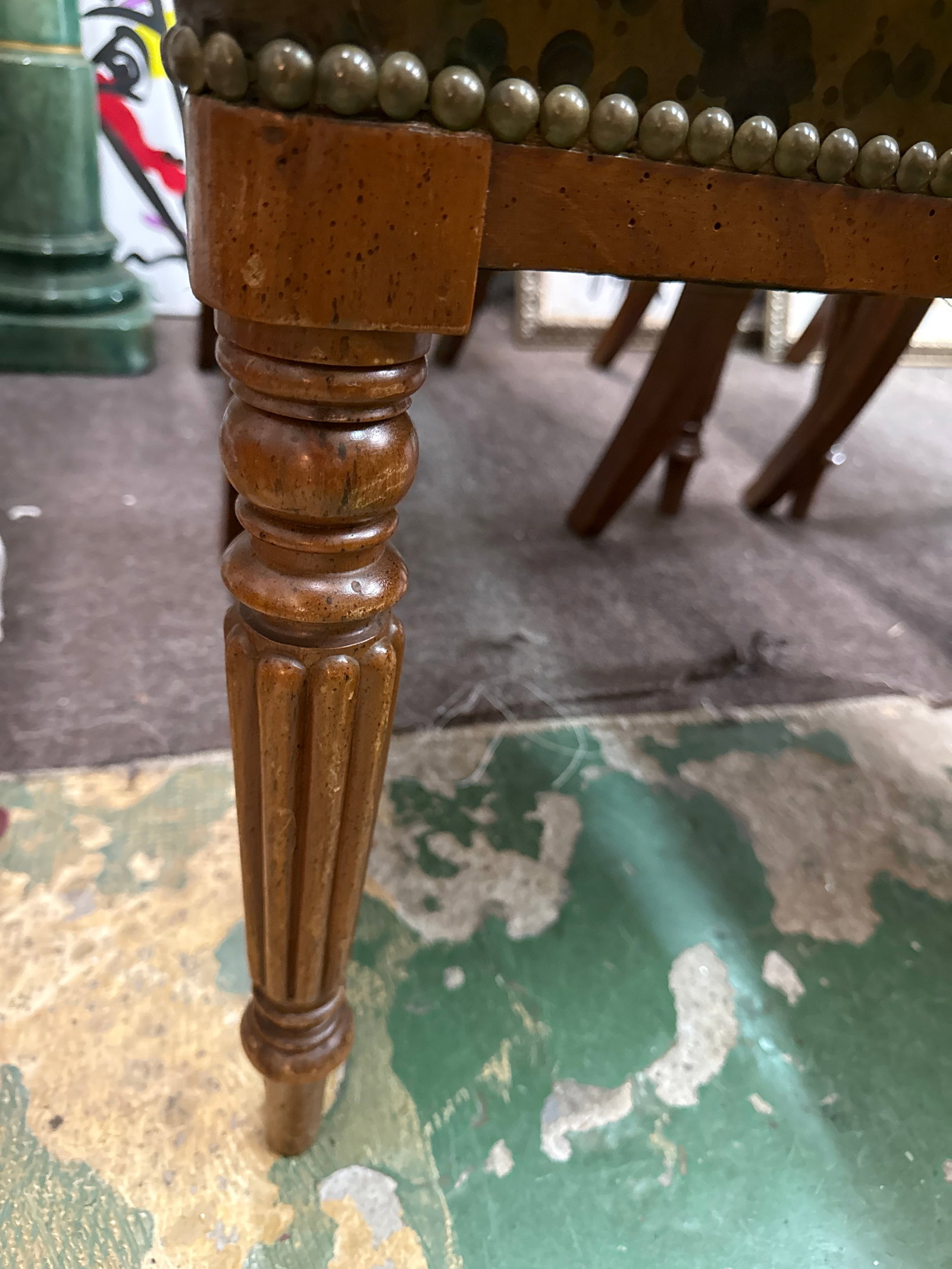 1950s Set of 4 Neoclassical Klismos Wood Chairs - 3