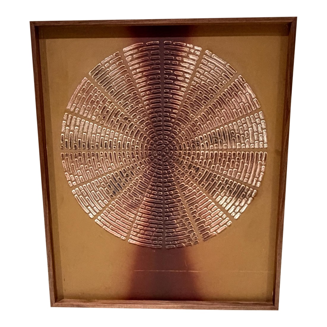 Brutalist Wall Art Sunburst Attributed Billy Joe McCarroll David Gillespe Mid Century (1 of 12)
