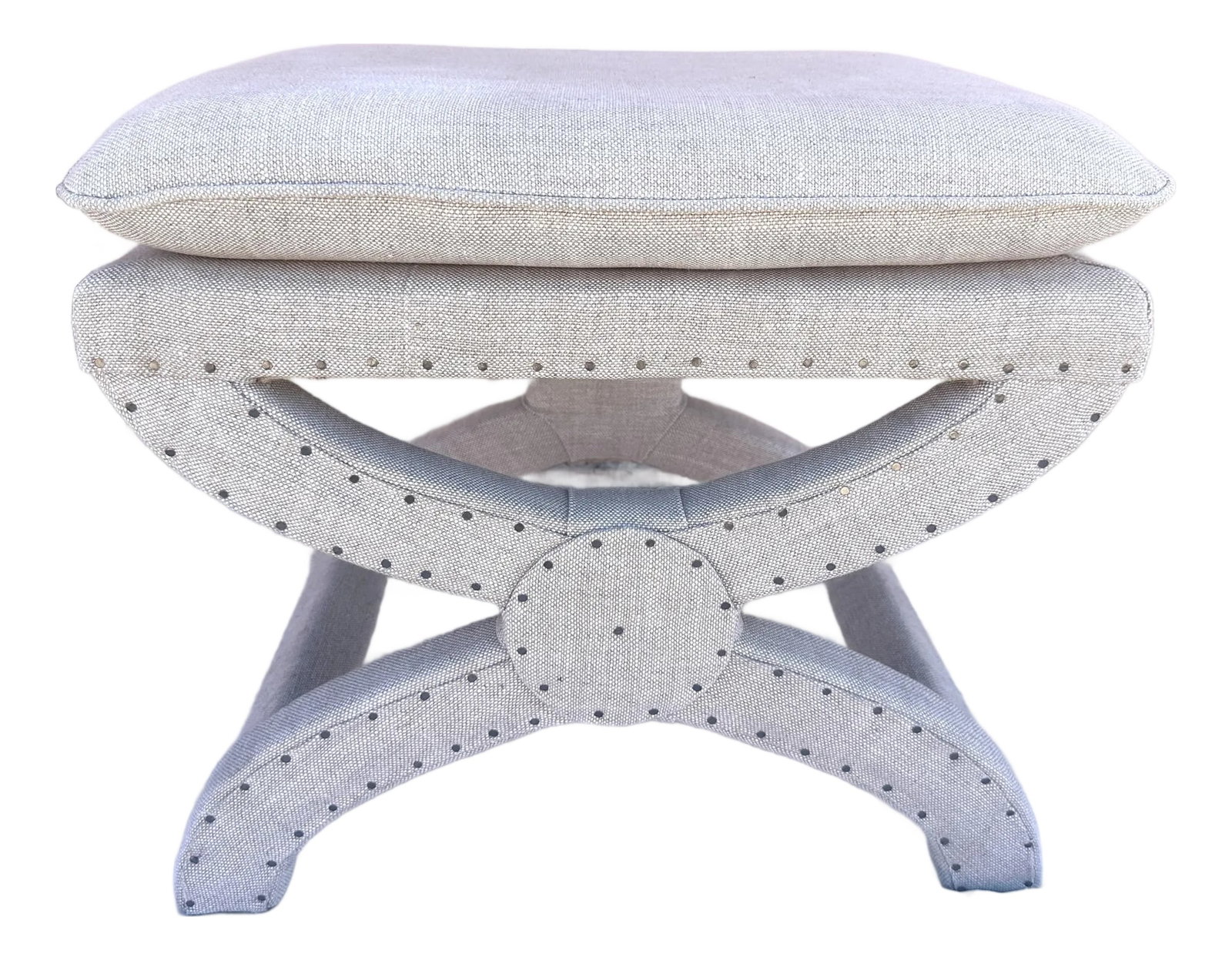 Restoration Hardware "Toscane" Nailhead Bench/Stool (1 of 9)