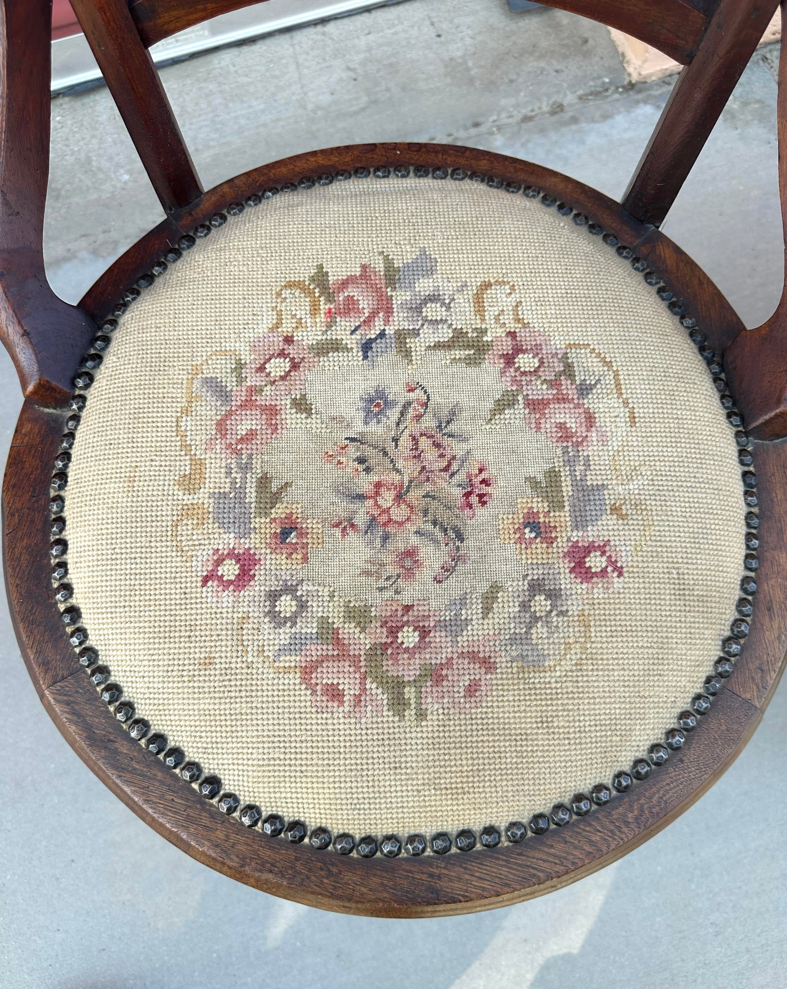 Set of 3 Antique 19th Century Needlepoint Chairs - 7