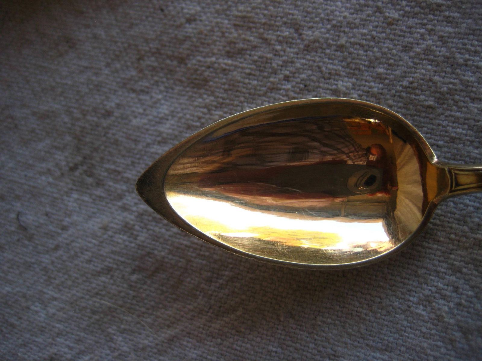 Early 19th Century French Neoclassic Style Silver-Gilt Spoon in Case - Set of 6 - 8