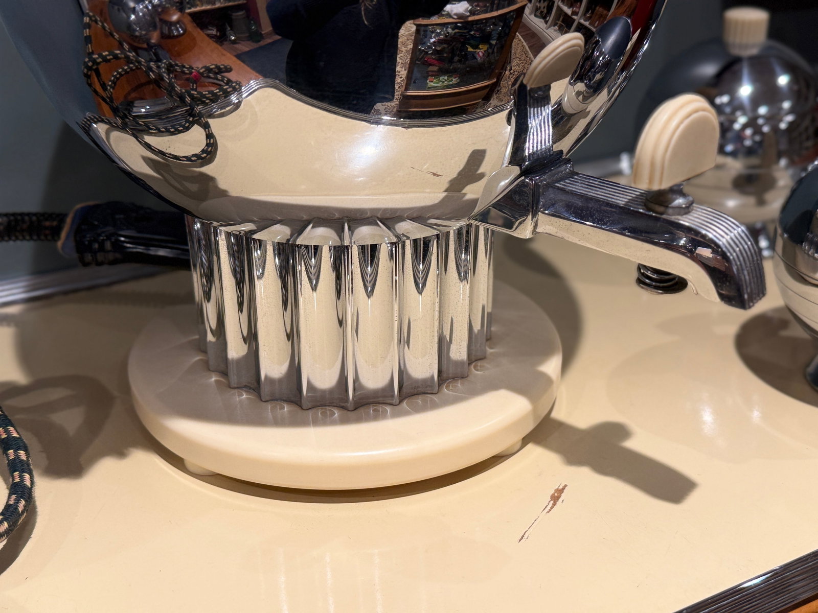 Vintage Art Deco Walter Von Nessen for Chase Coffee Service c.1938 = Set of 6 - 15