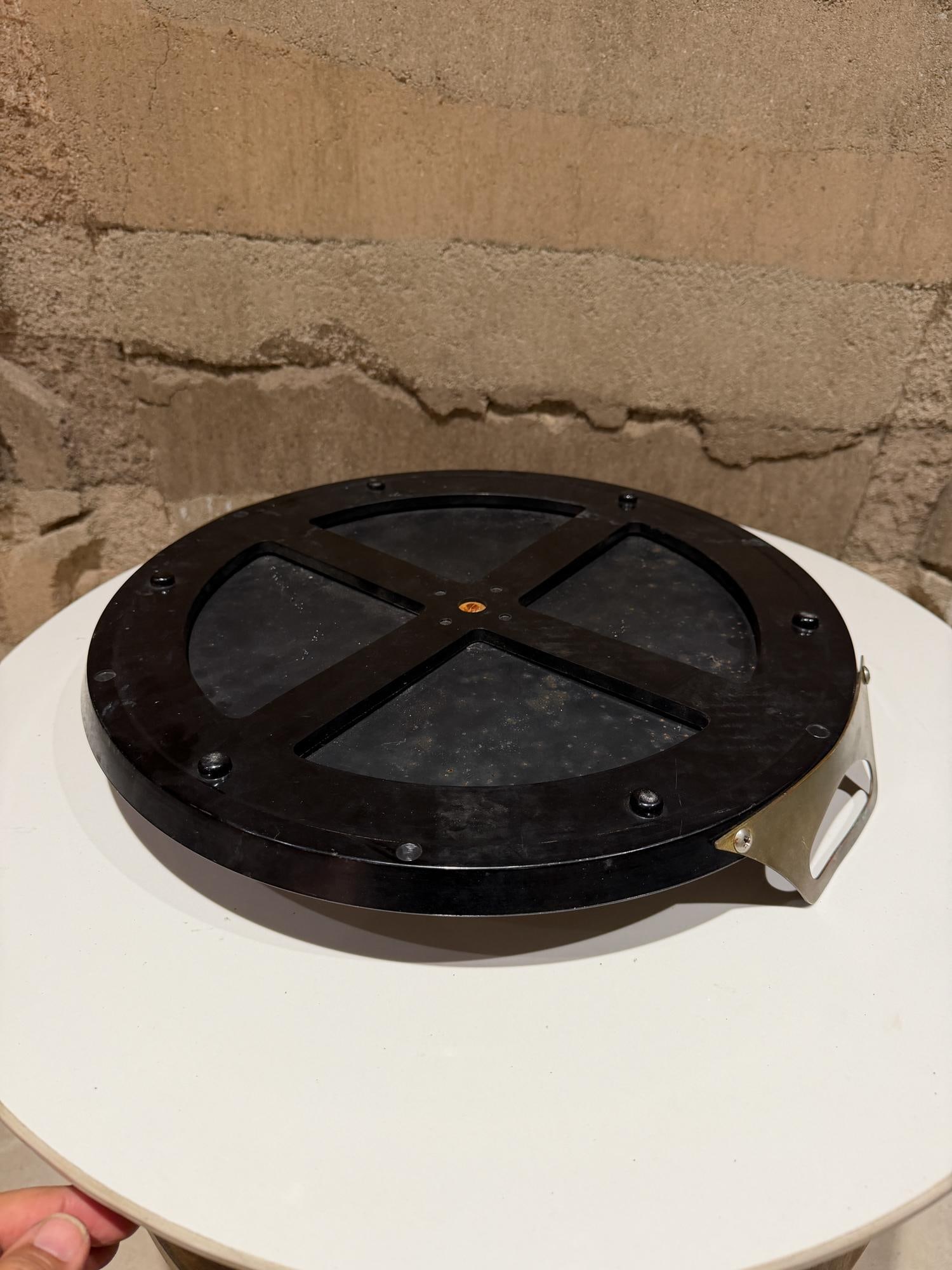 Mid-Century Modern Casserole Server Service Tray Hollywood Regency - 3