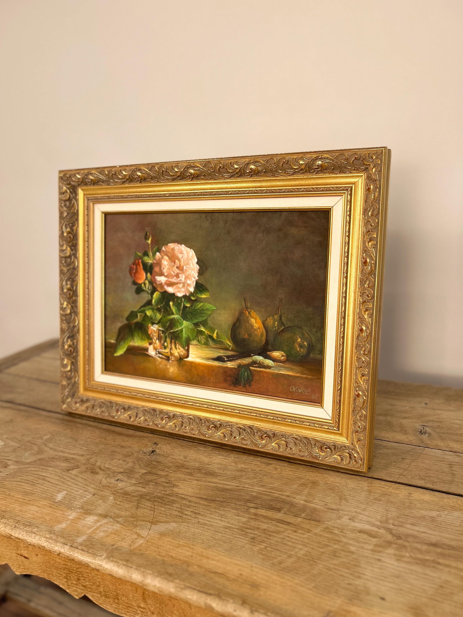 Vintage Still Life in Oil - 4