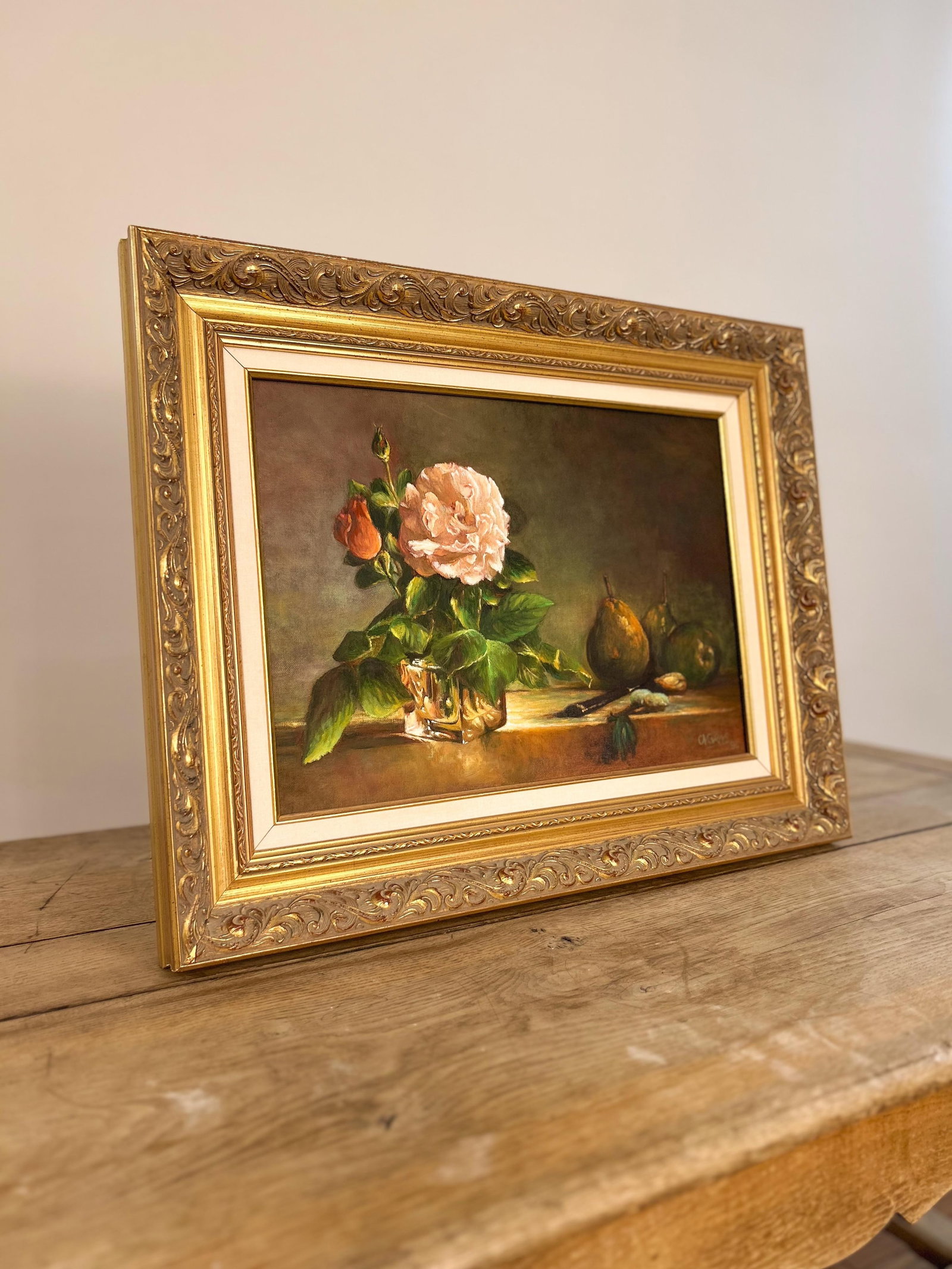 Vintage Still Life in Oil - 5