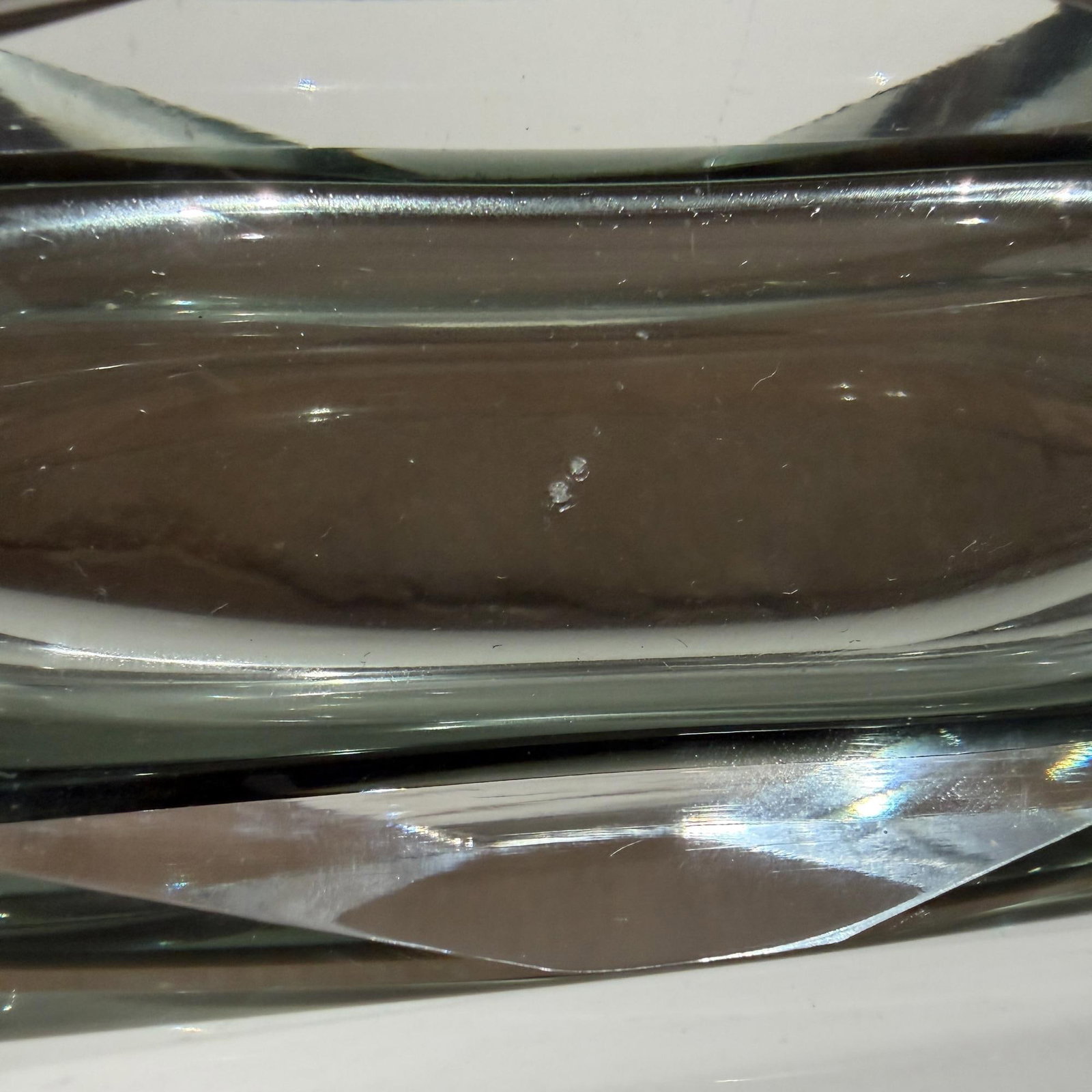 Murano Art Glass Vasesmoky Grey Sommerso Submerged Technique Mandruzzato - 8