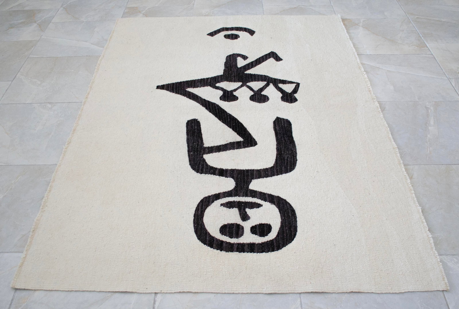 Paul Klee Art Inspired Hand Woven Area Rug Wall Decor New 4"² × 5"²10"³ - 3