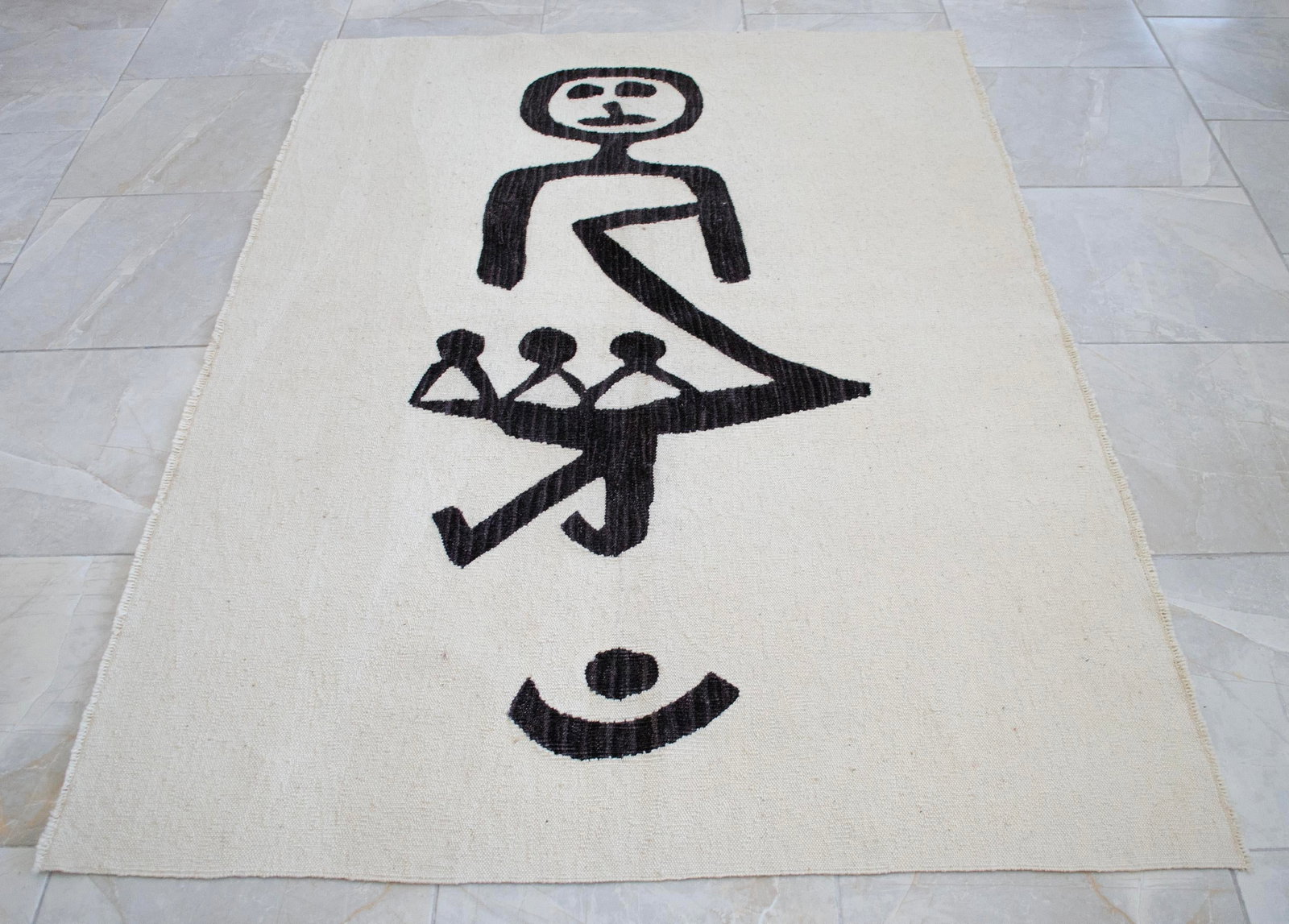 Paul Klee Art Inspired Hand Woven Area Rug Wall Decor New 4"² × 5"²10"³ - 5