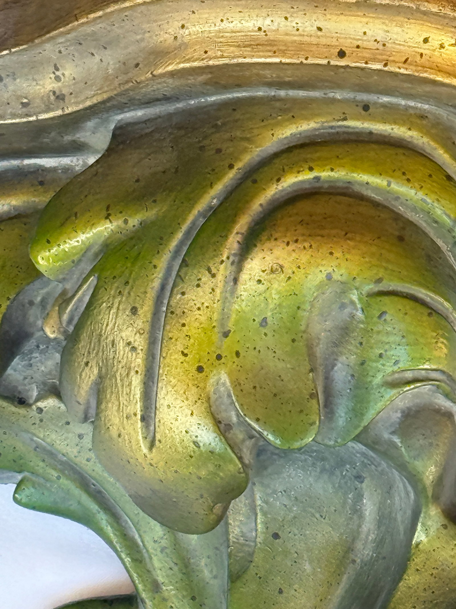 Vintage Palm Beach Regency Bespoke Parcel Gilt Green Brackets Newly Painted - A Pair - 6