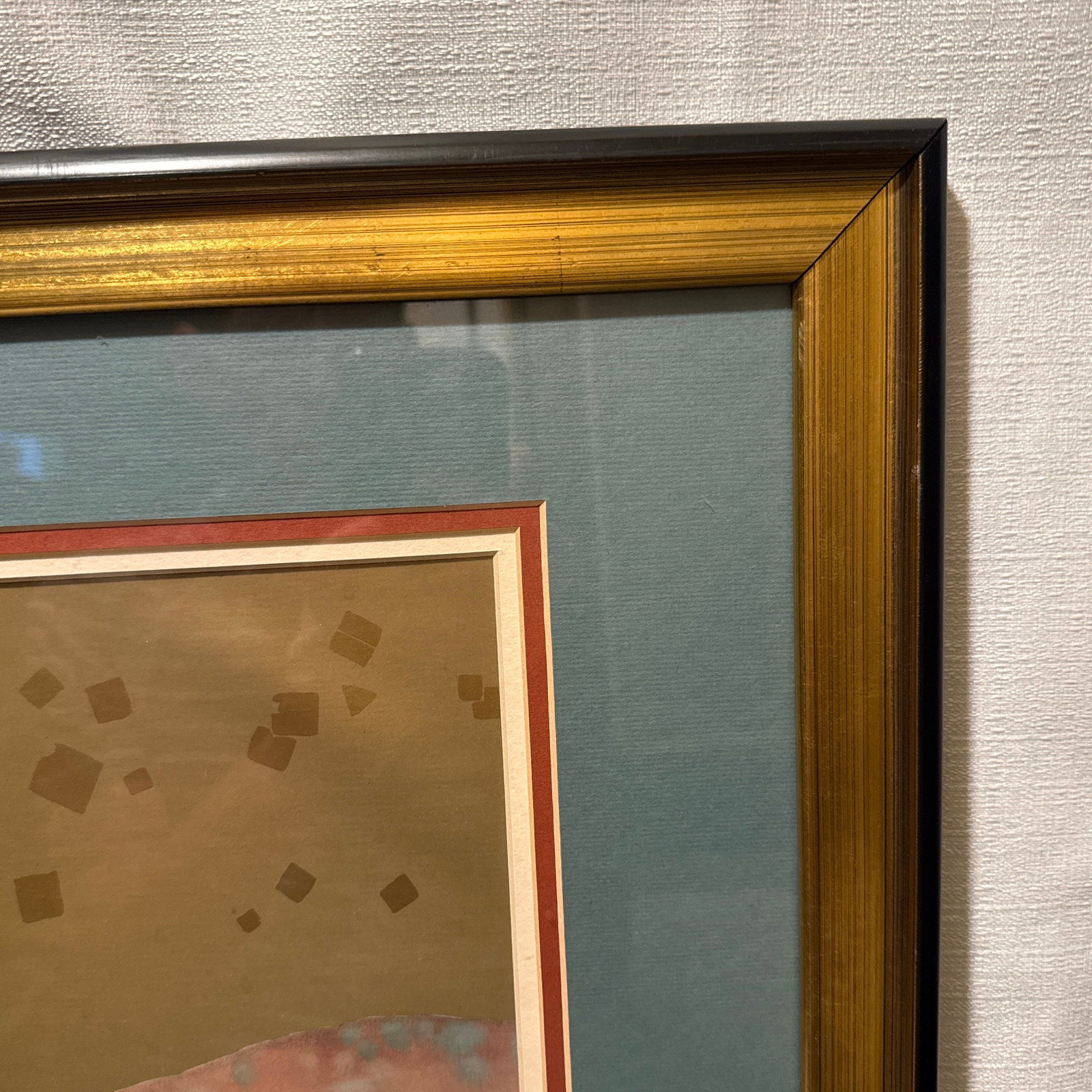 Late 20th Century Japanese Crane & Morning Glory Print by Turtle and Crane - Styled After James Mont - 9