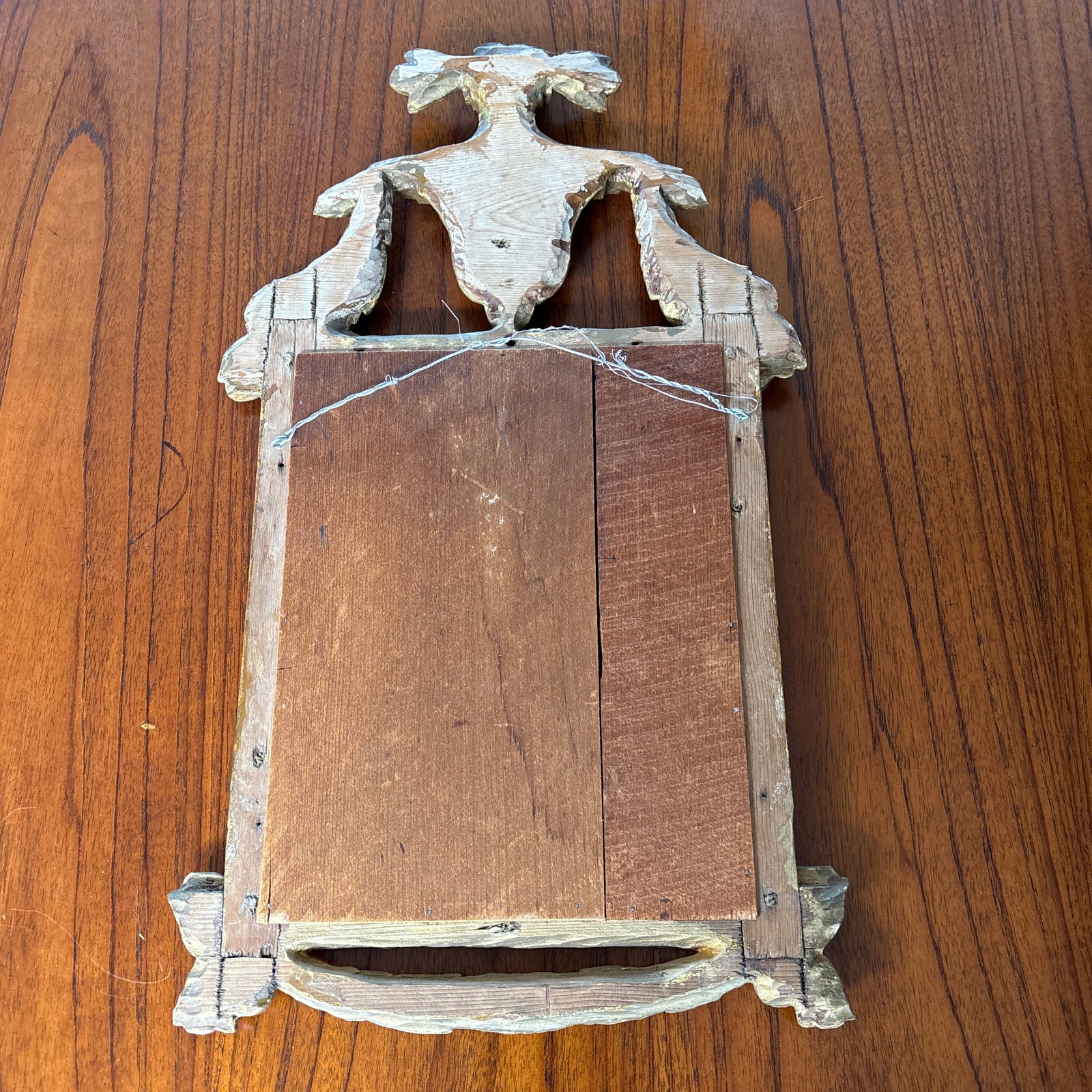 Mid 19th Century Neoclassical Urn and Floral Carved Gilt Mirror - 6