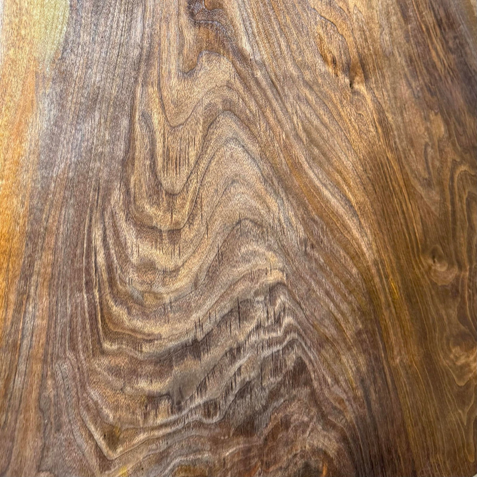 Single Plank Live Edge Solid Walnut Dining Table - Handcrafted by Montana Rancher - 6
