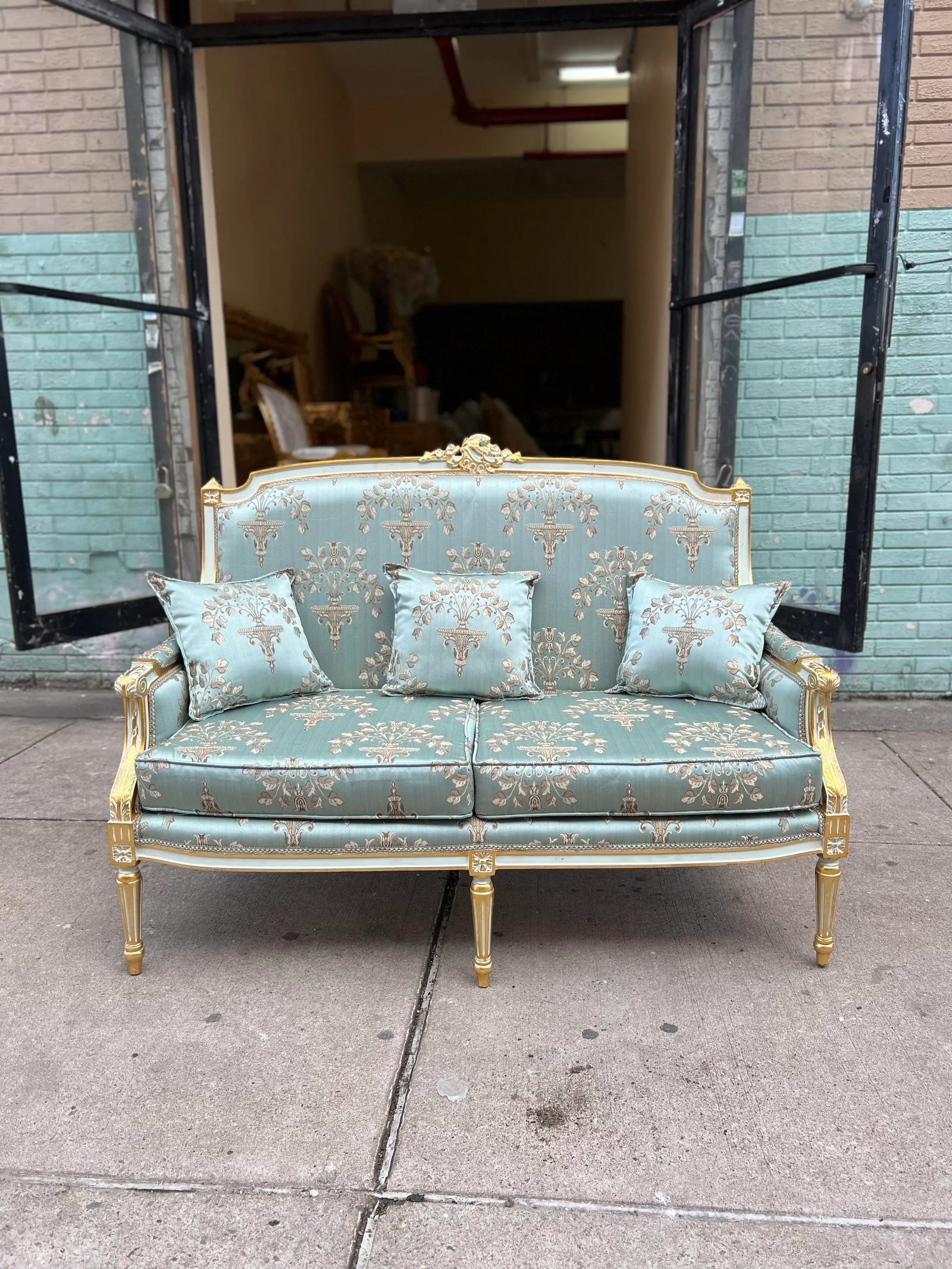 Louis XVI Canapé Sofa Settee - 6