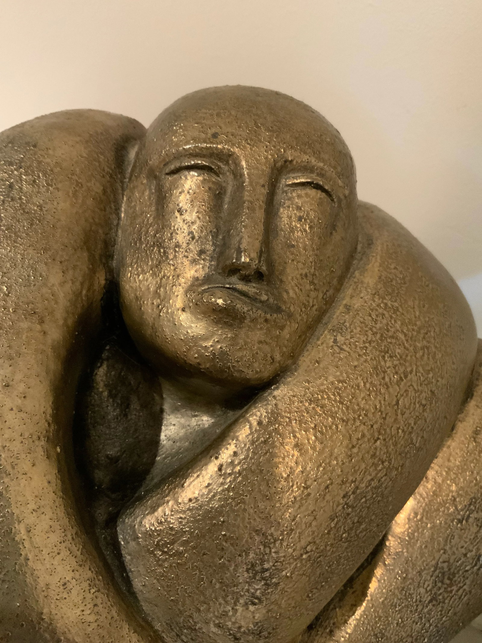 Carole Shultz Sculpture, "Woman Self-Embrace," 1975, Signed and Numbered - 6