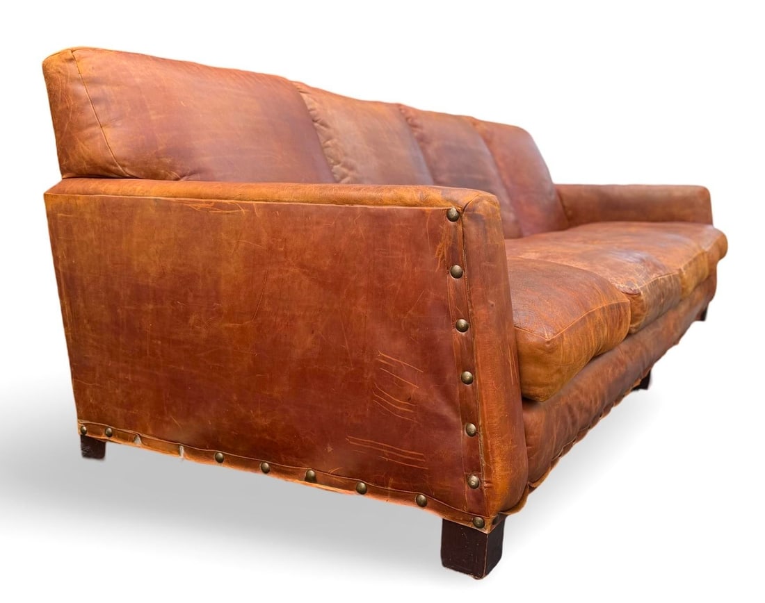 Vintage Ralph Lauren Leather Sofa - 3