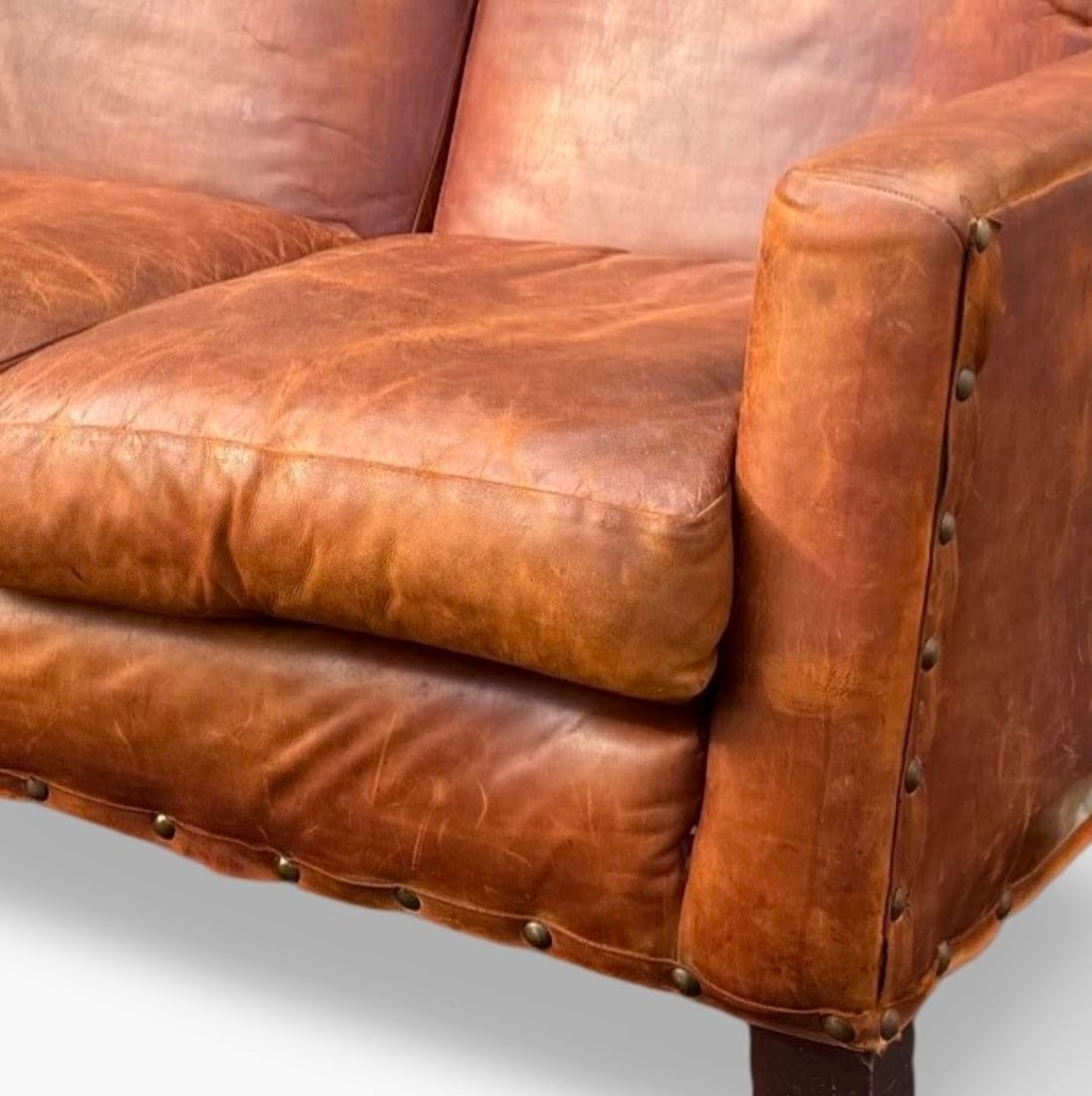 Vintage Ralph Lauren Leather Sofa - 6
