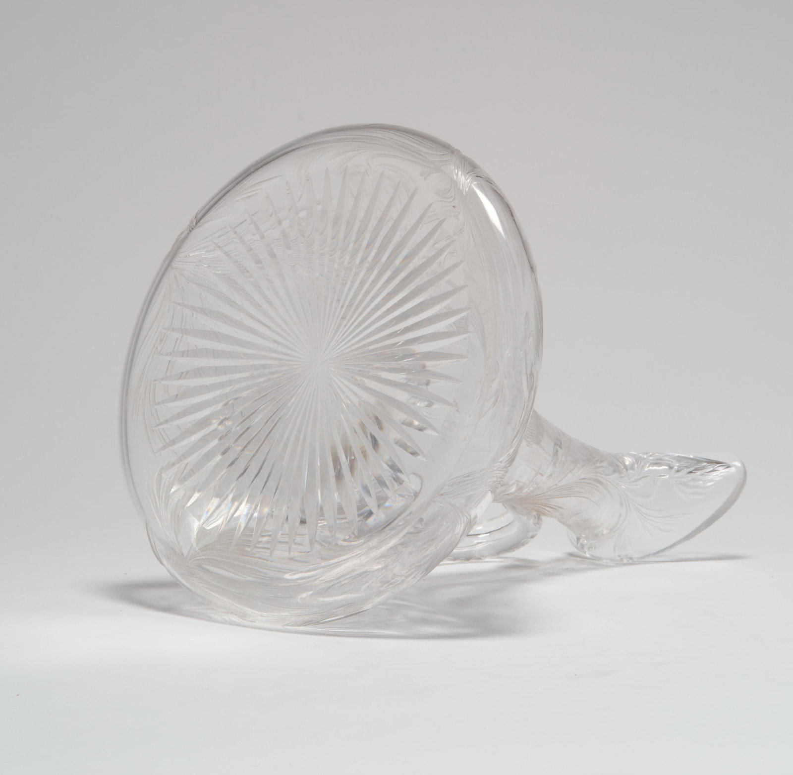Early 20th Century Art Nouveau Cut Glass Ships Decanter With a Sterling Silver Mounted Stopper, Theo - 10