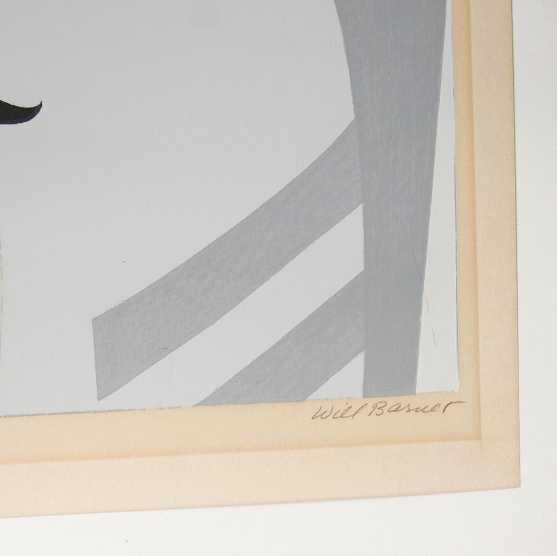 Late 20th Century Will Barnet Signed Serigraph Woman and Cat - 2