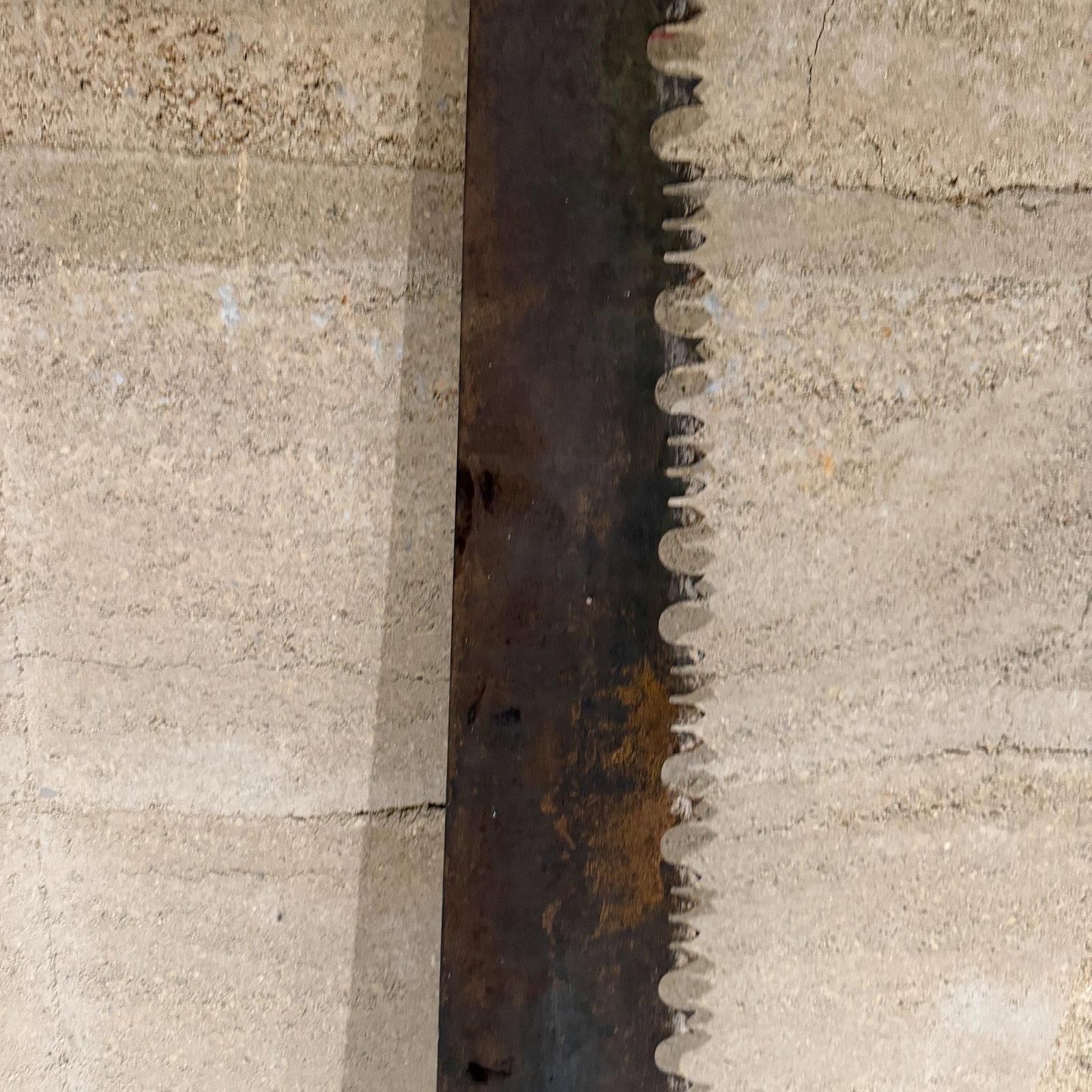 Antique Logging Tool Two-Man Crosscut Saw Wall Sculpture Decoration - 5