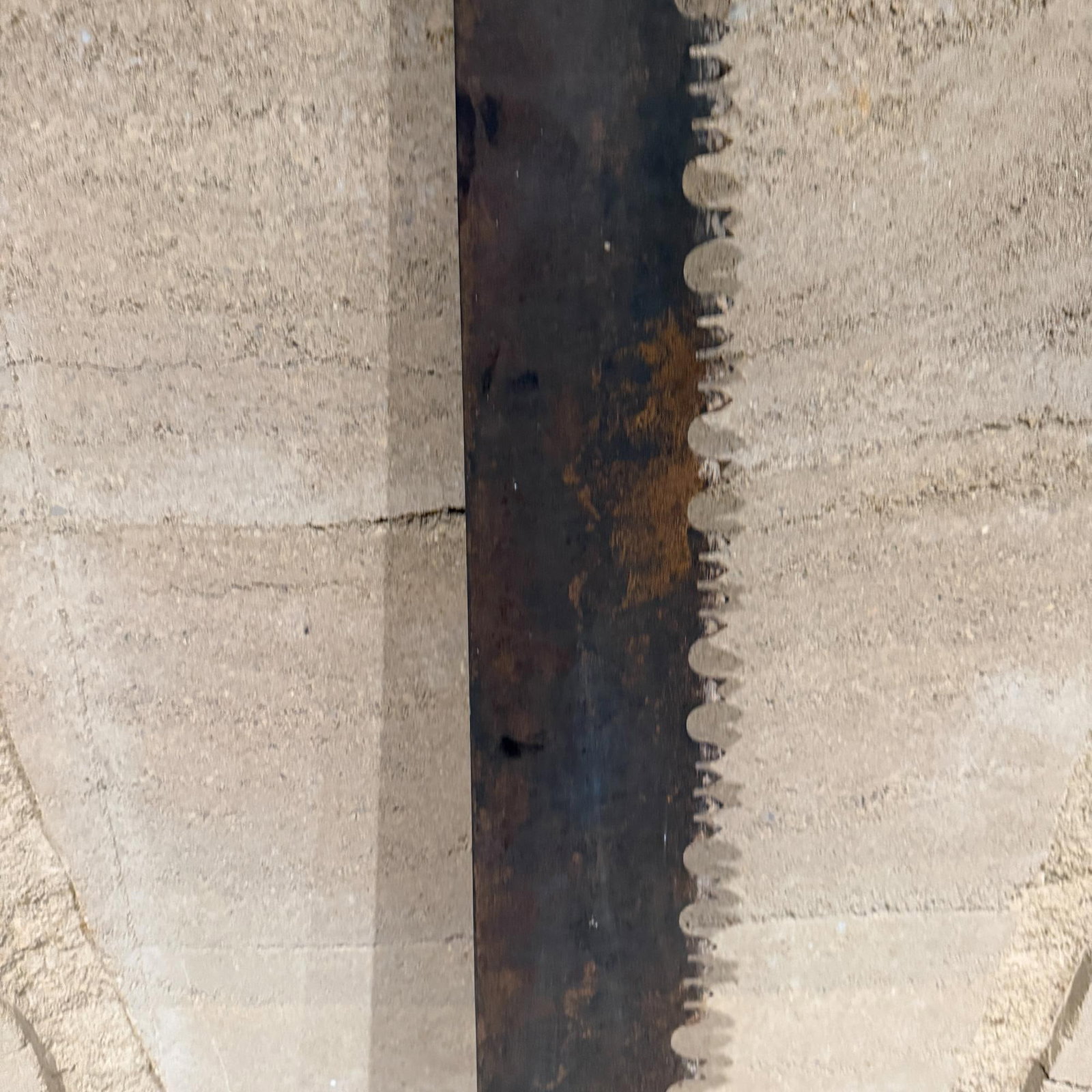 Antique Logging Tool Two-Man Crosscut Saw Wall Sculpture Decoration - 6