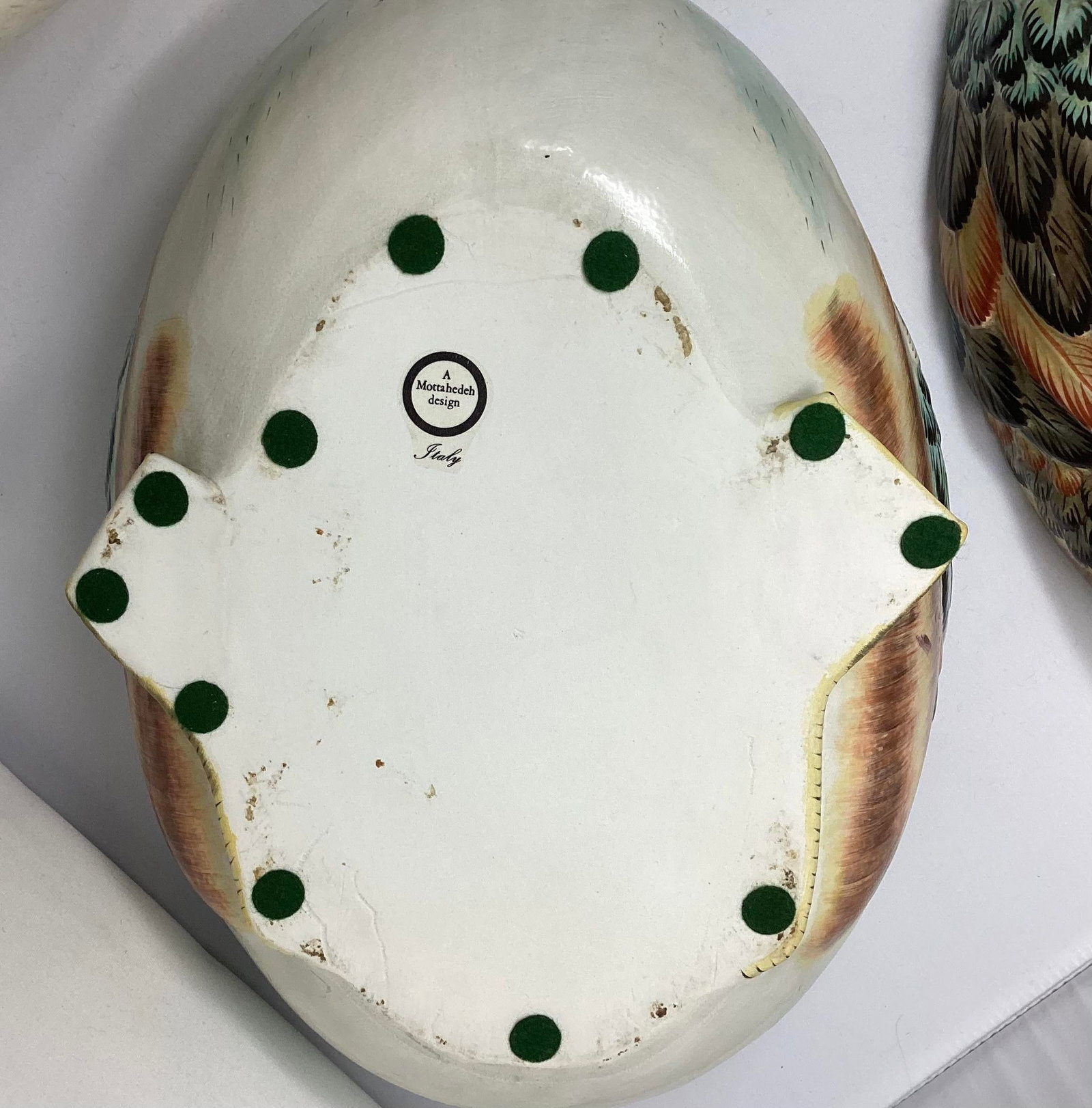 Rare Set of Vintage Mottahedeh Polychrome Geese Tureens - 4