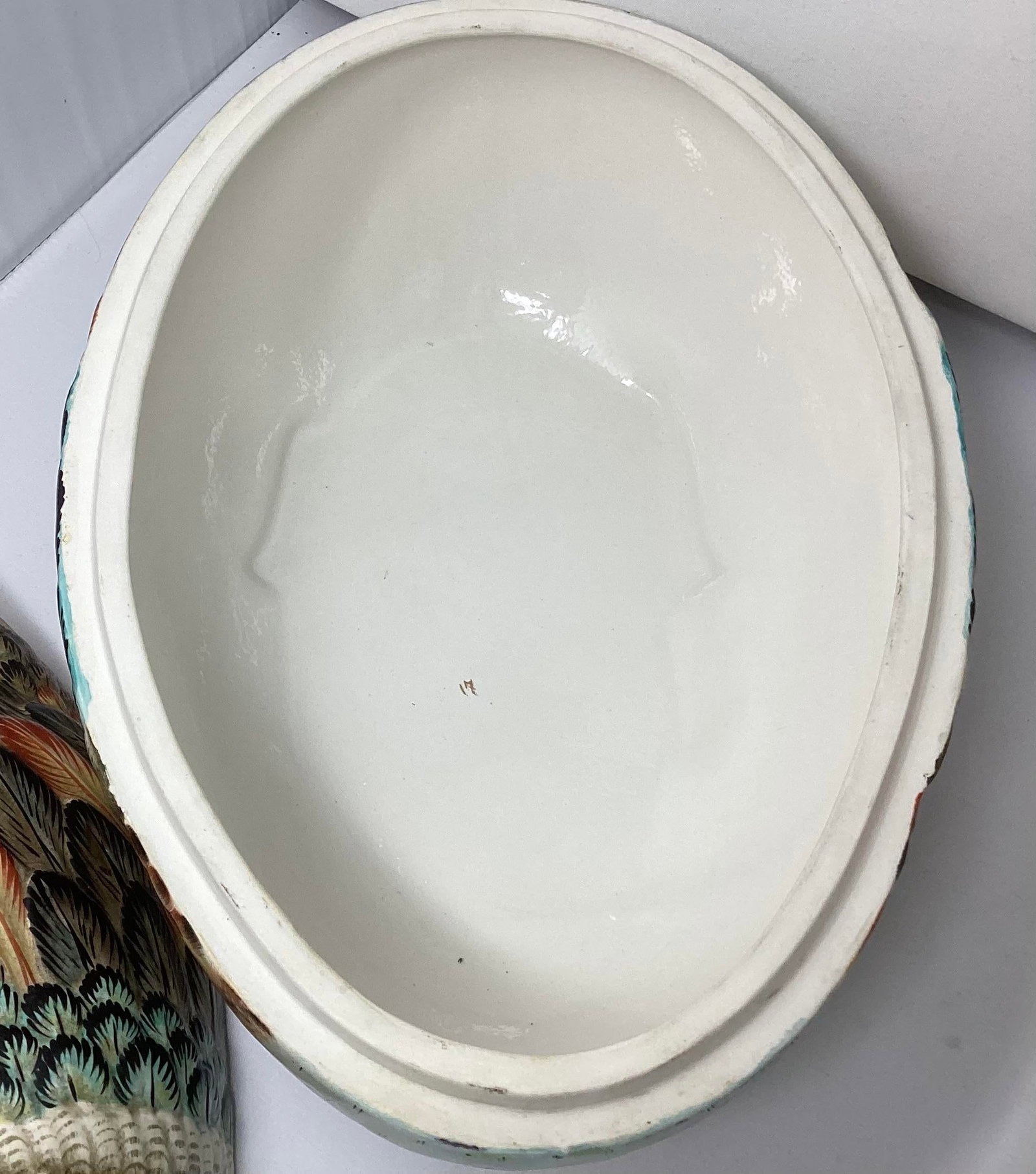 Rare Set of Vintage Mottahedeh Polychrome Geese Tureens - 5