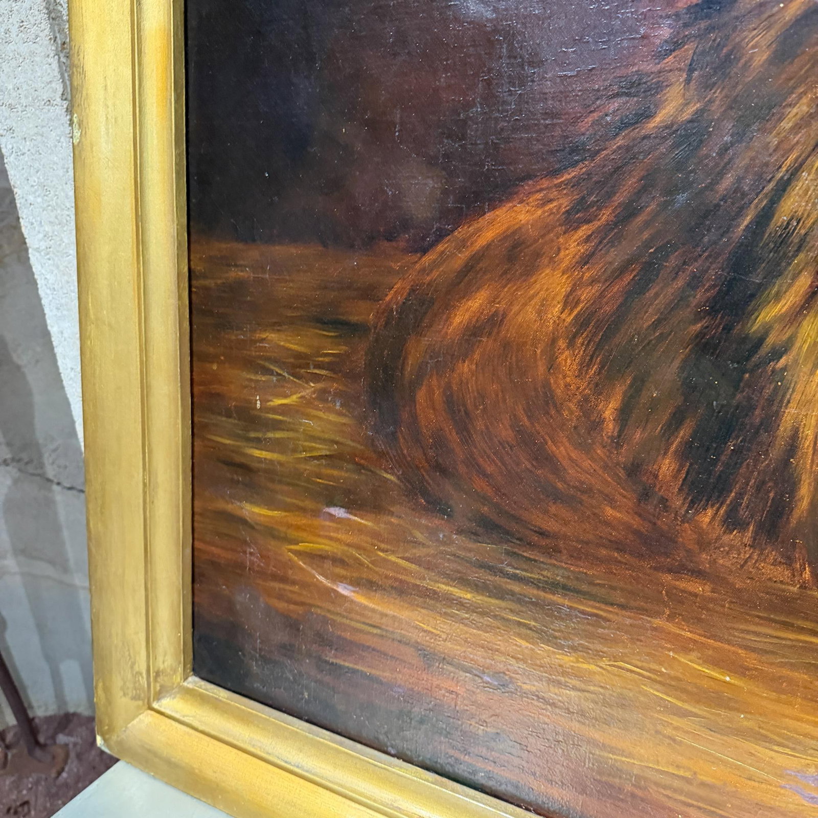 Oil Canvas Reproduction Repose the British Lion by the Hungarian Géza Vastagh - 6