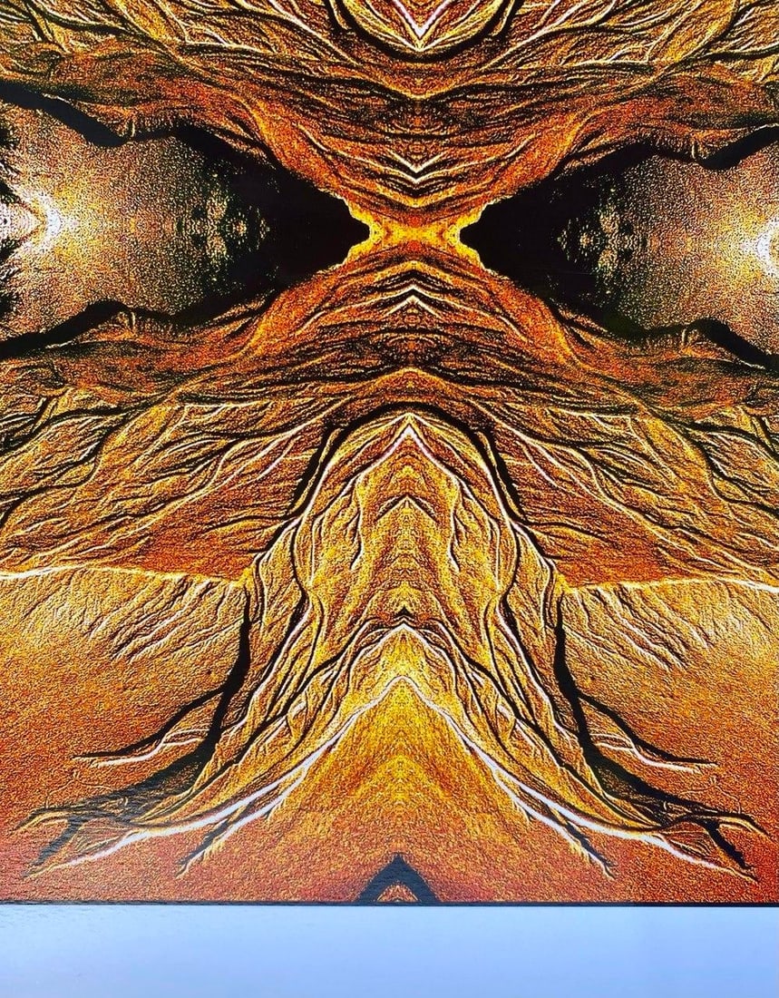 Miwok Vision (X2), Point Reyes, California 2008/2009 Original Artwork by Clifford Baker - 4