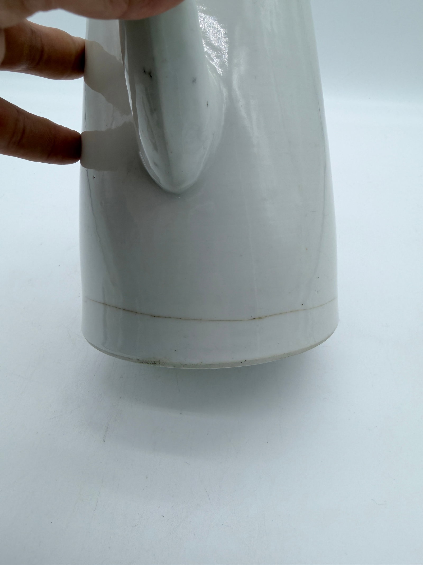 Antique Chinese Export White Porcelain Teapot With Lid, Circa 1800 - 14