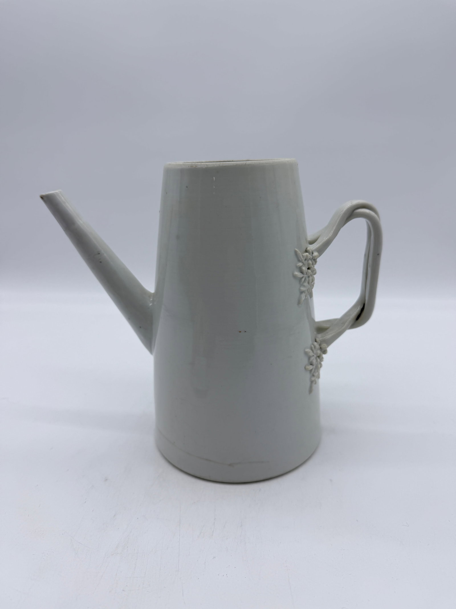 Antique Chinese Export White Porcelain Teapot With Lid, Circa 1800 - 16